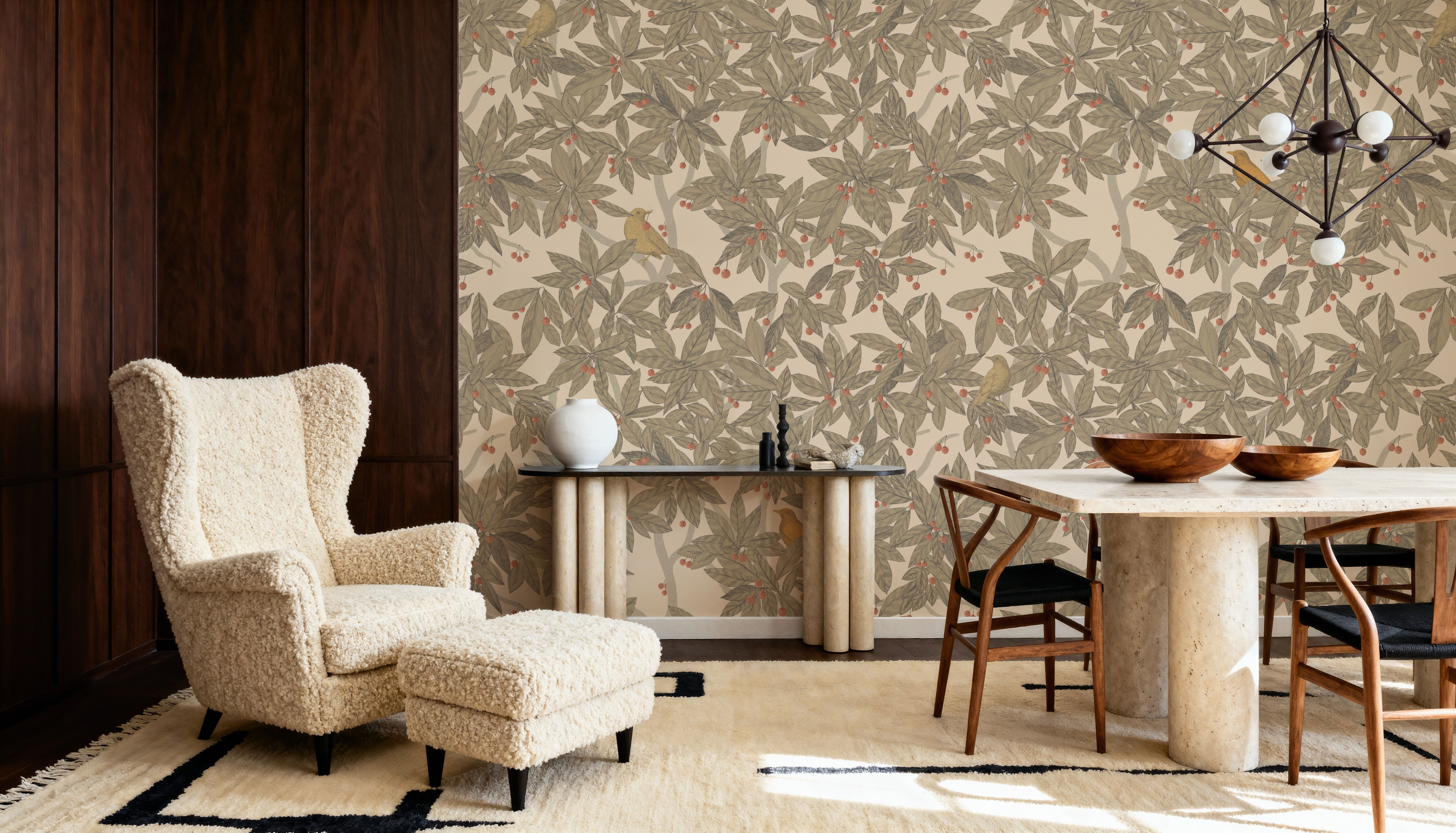 Cherry Tree Birds, Green