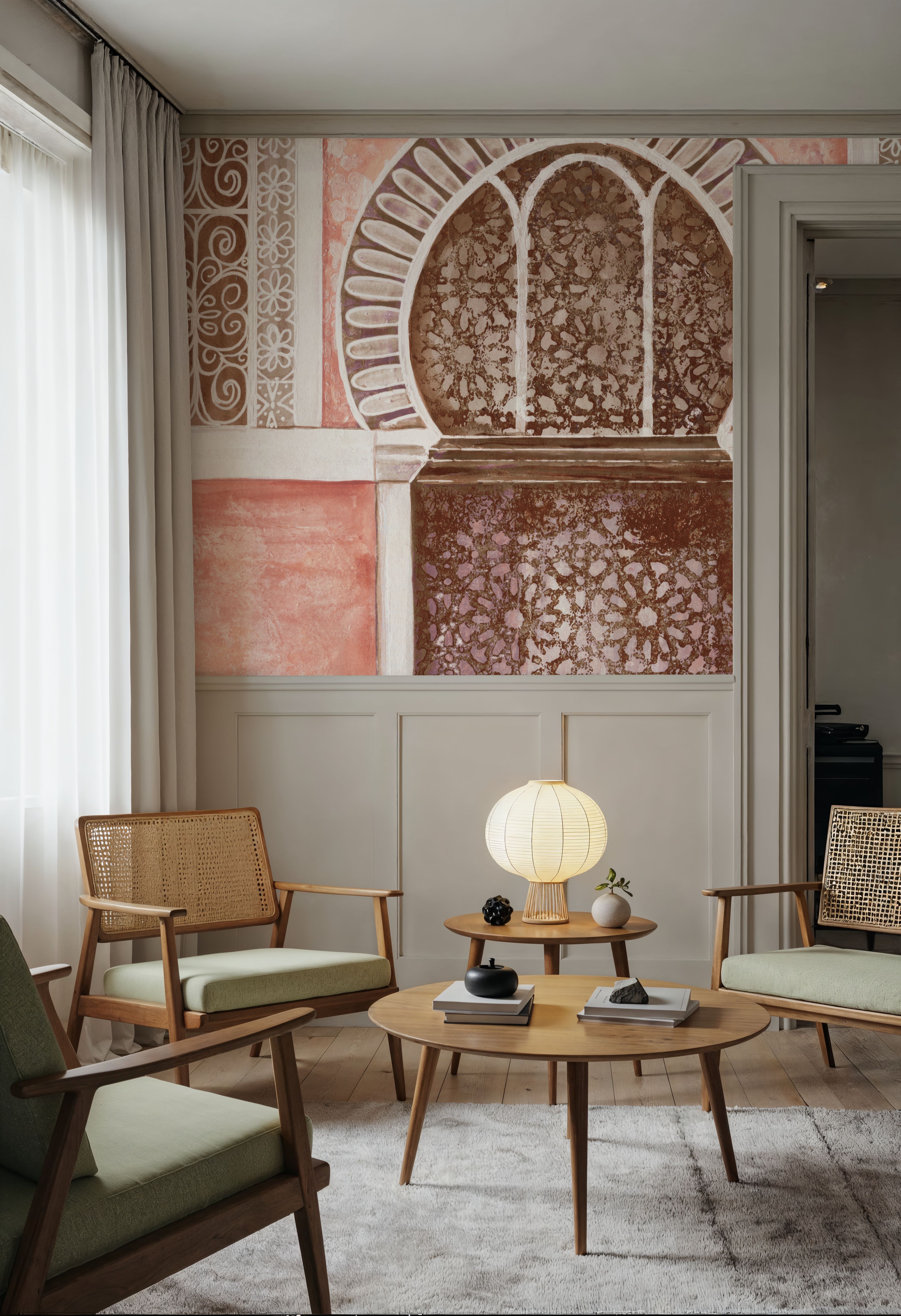 Moroccan Streets Tiled Alcove