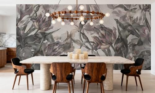 Tulips Feast, White