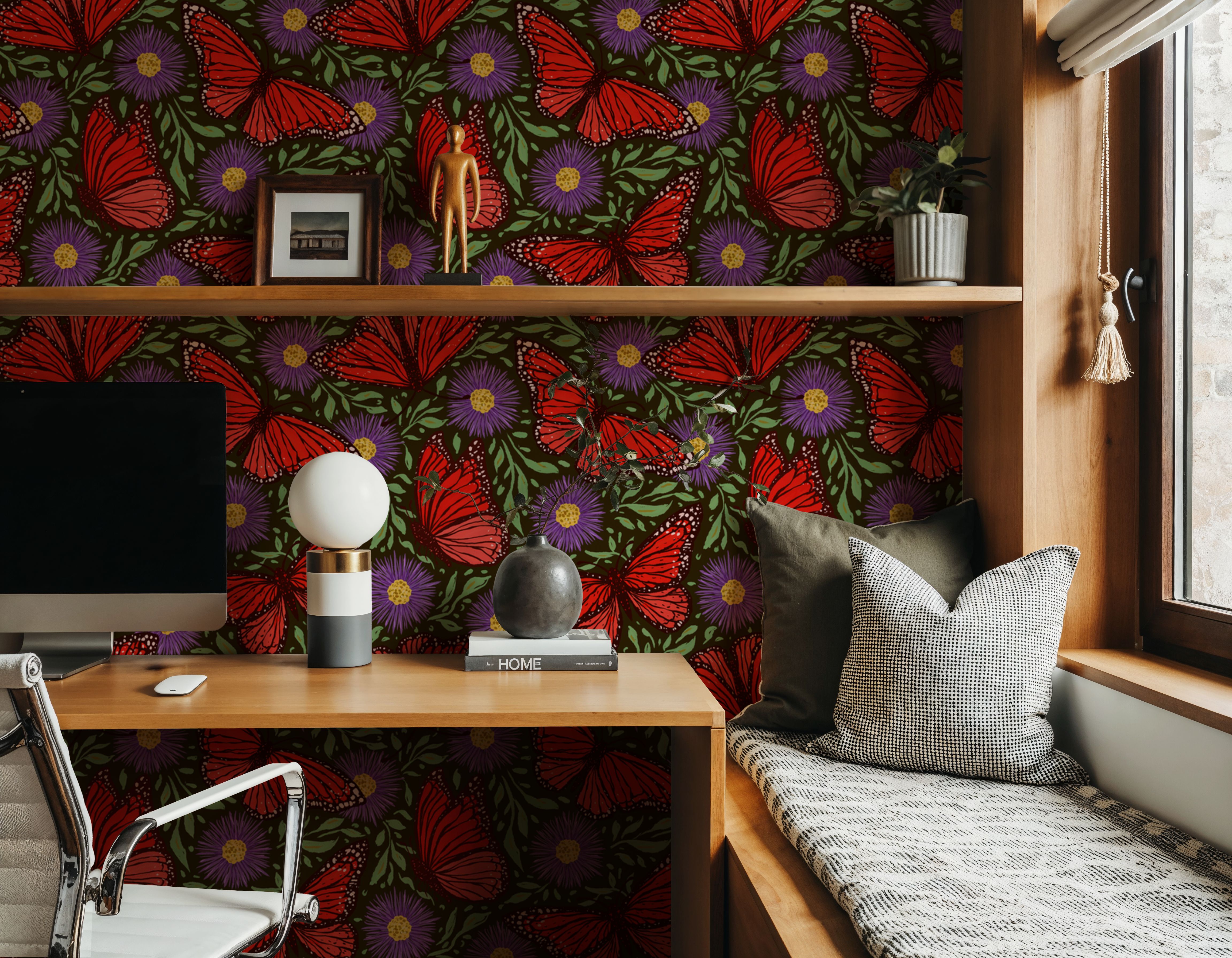 Papillion II, Tomato & Purple