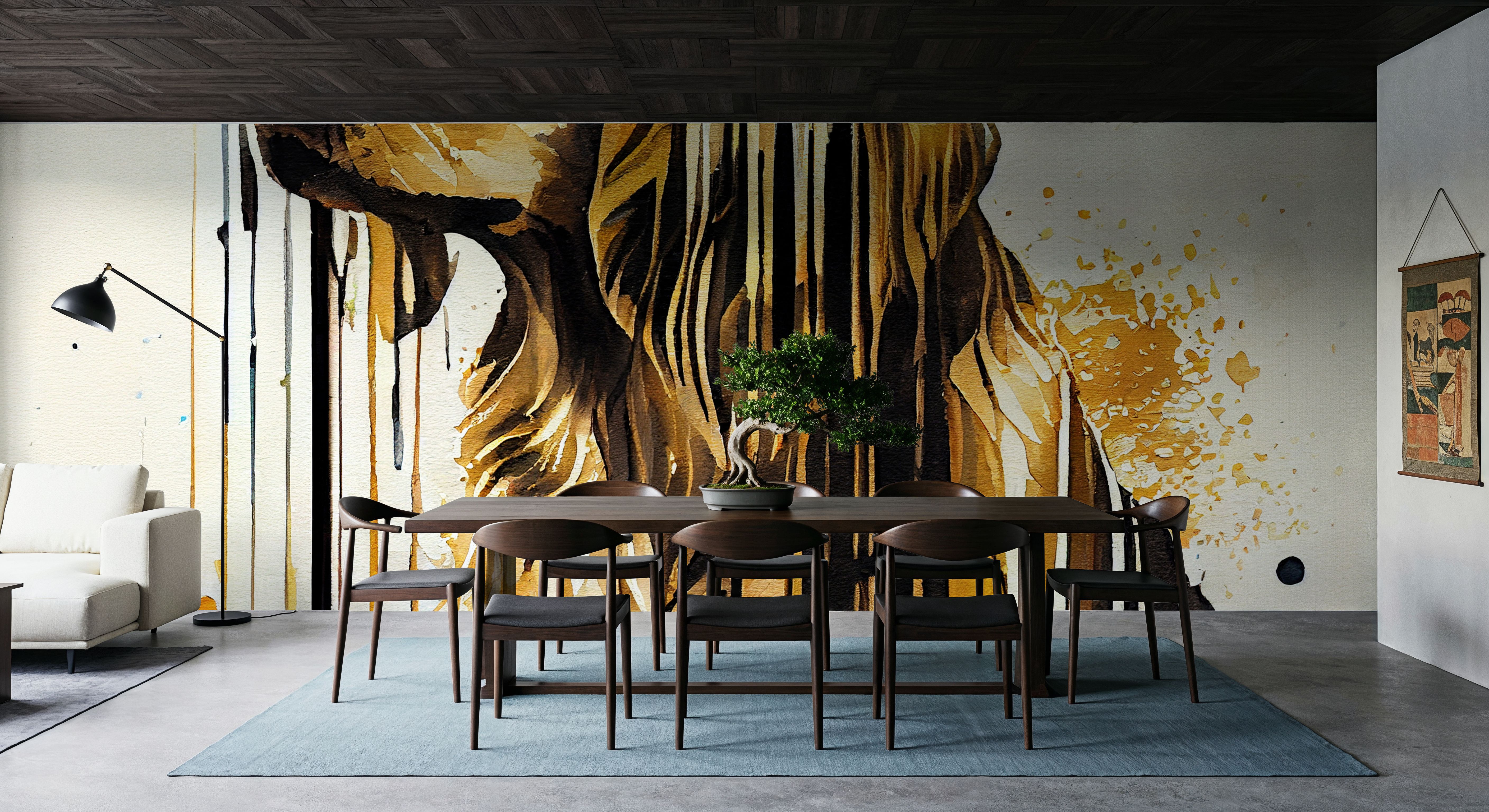 Watercolor Golden Retriever, Wallpaper