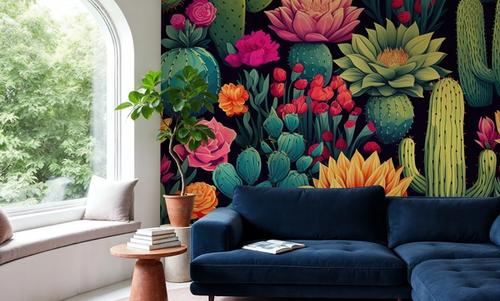 Cacti Carnival Black