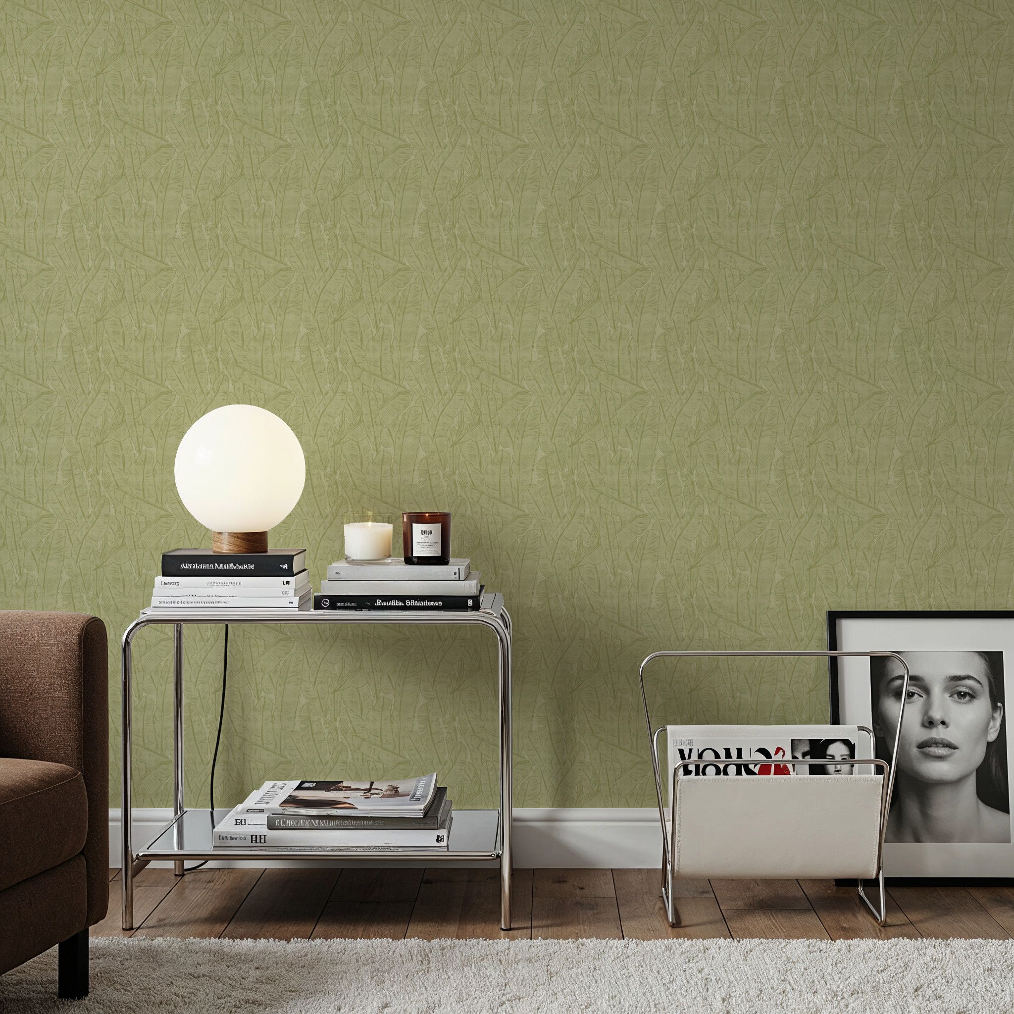 Banana Leaf Camo, Pistachio