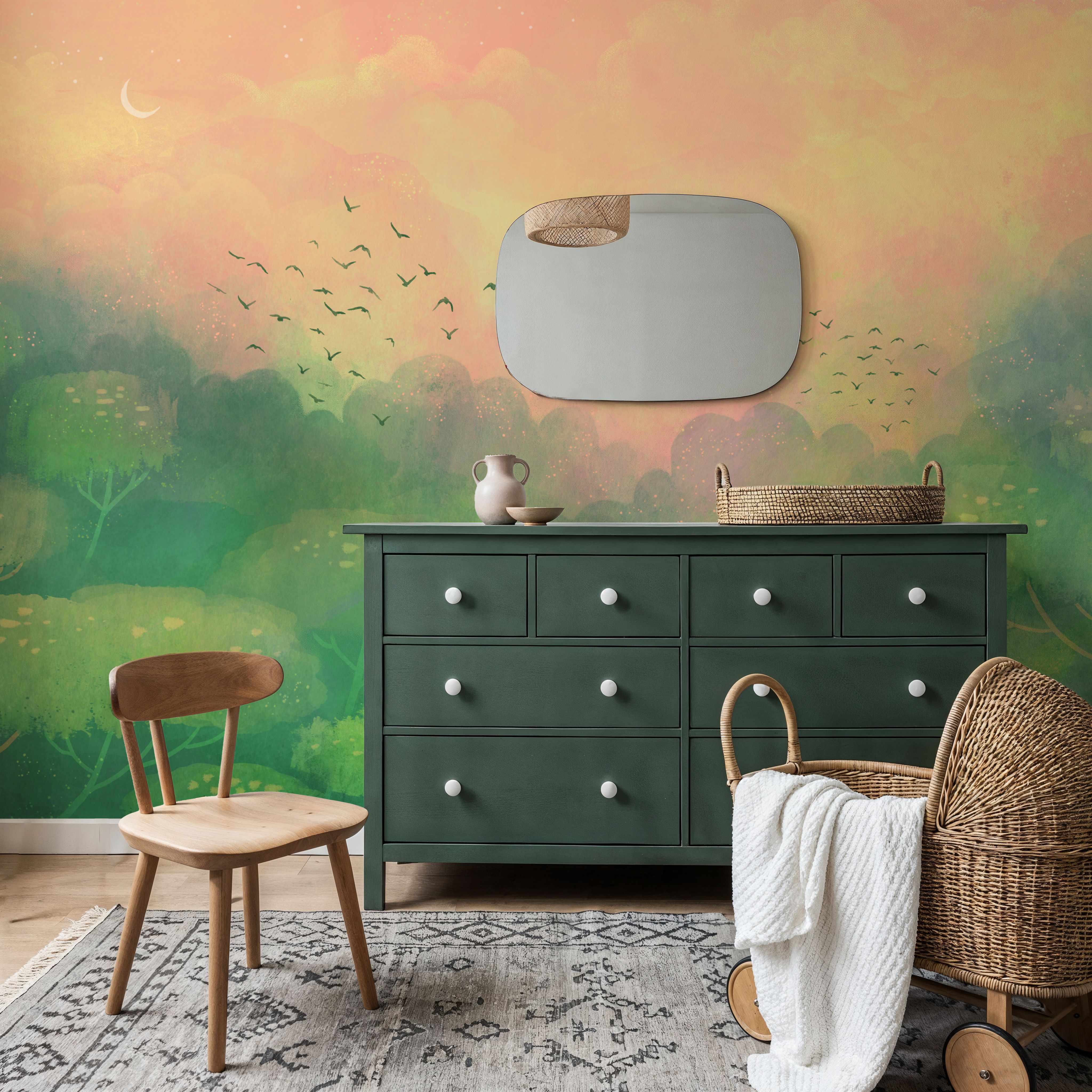 Dreamy Landscape, Peach