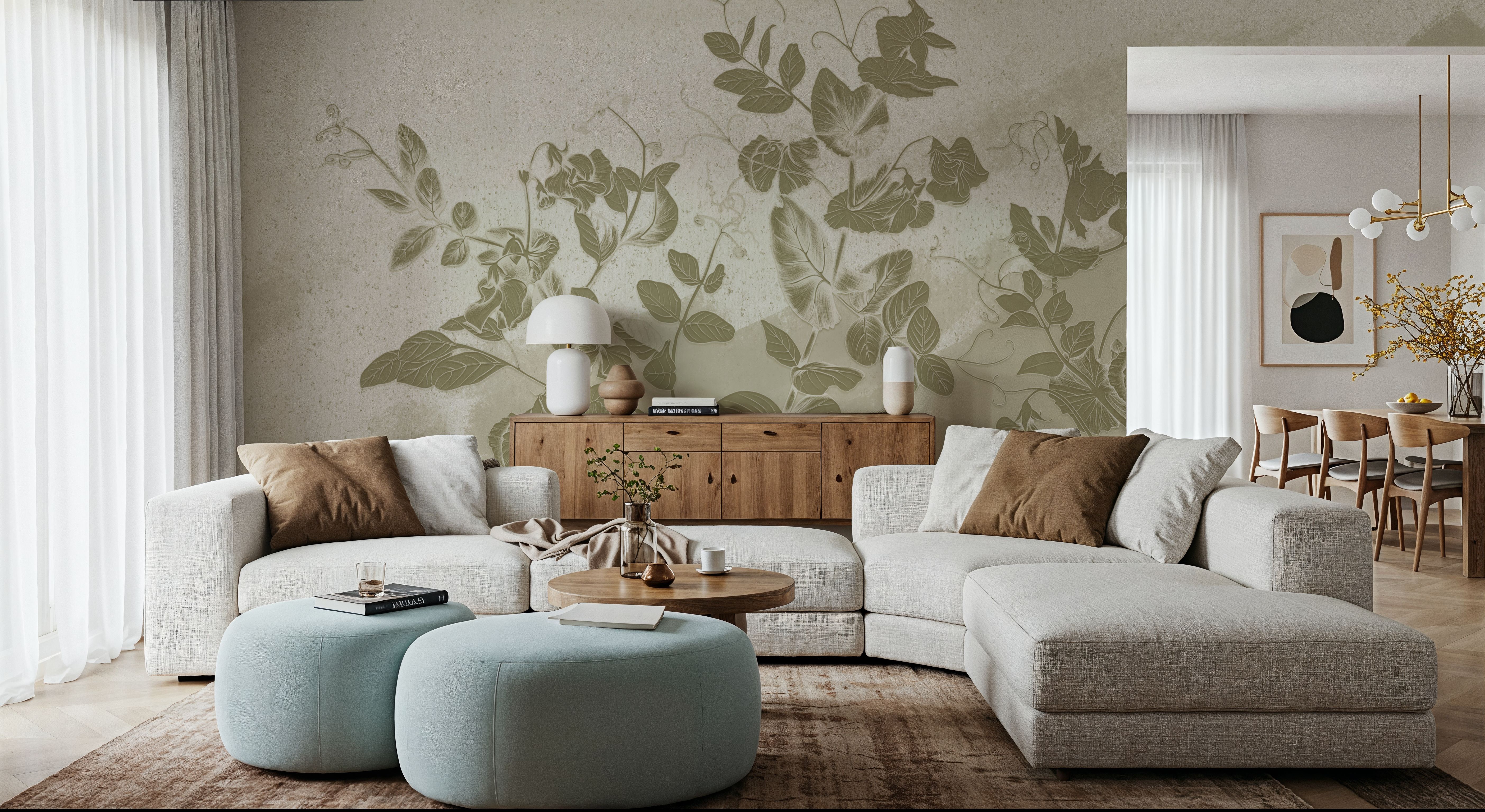 Sweet Peas Stroke Yellow