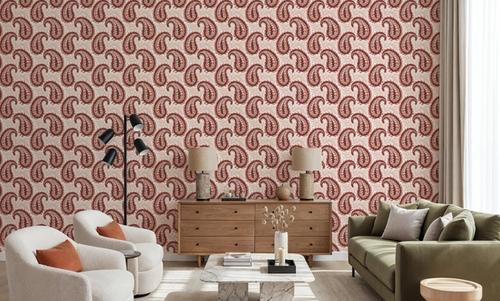 Botanical Paisley, Brick