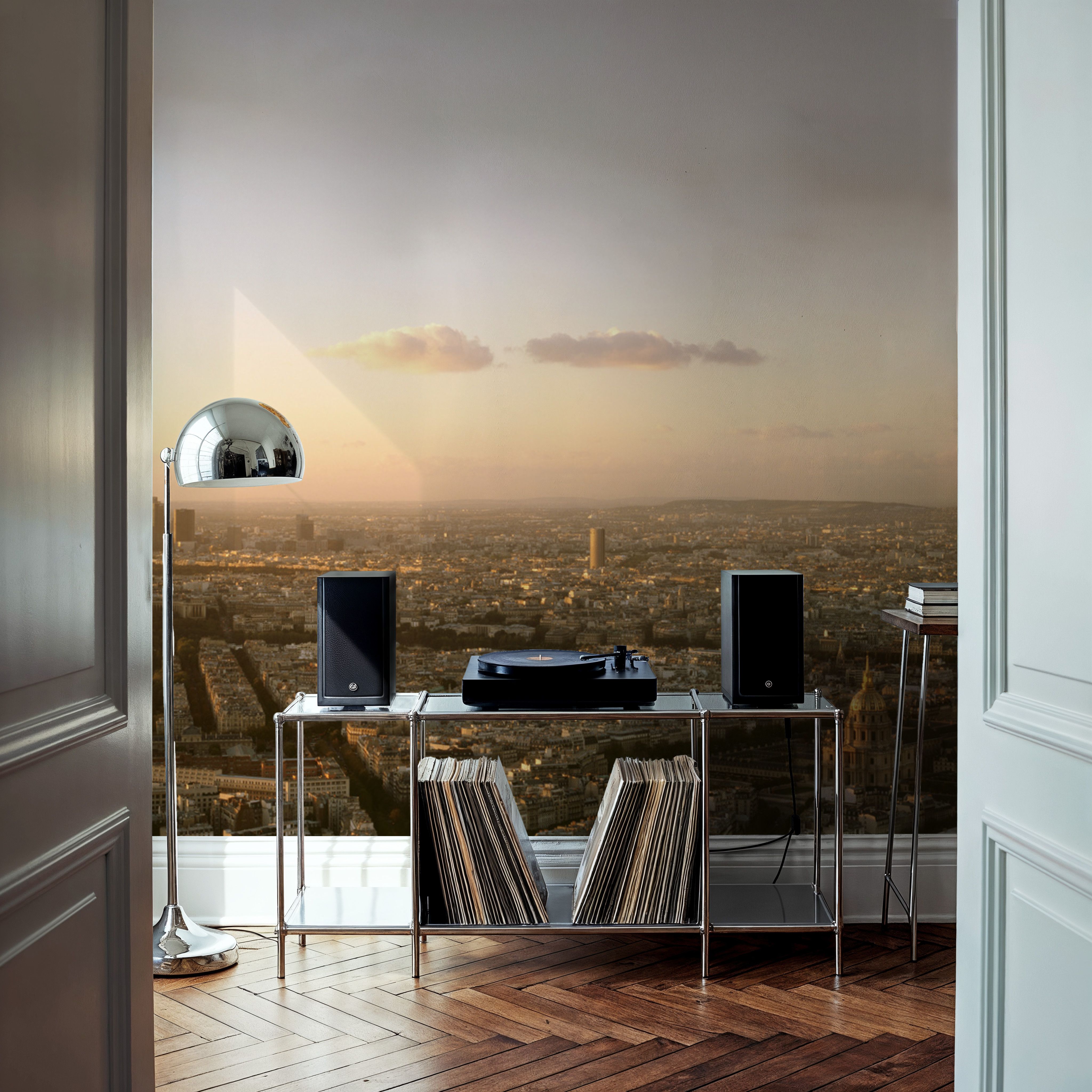 Golden Tower Cityscape