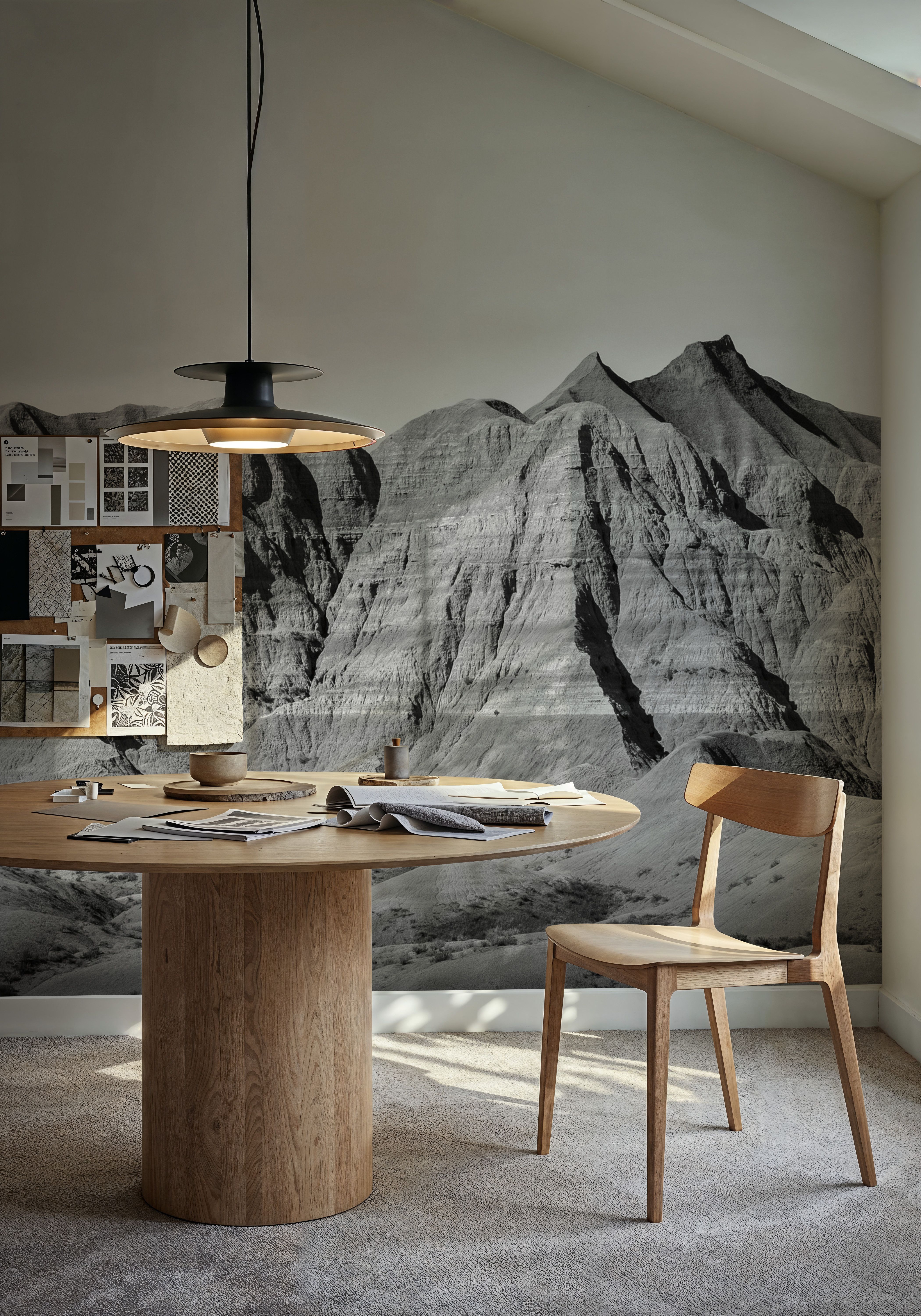 Badlands Black And White