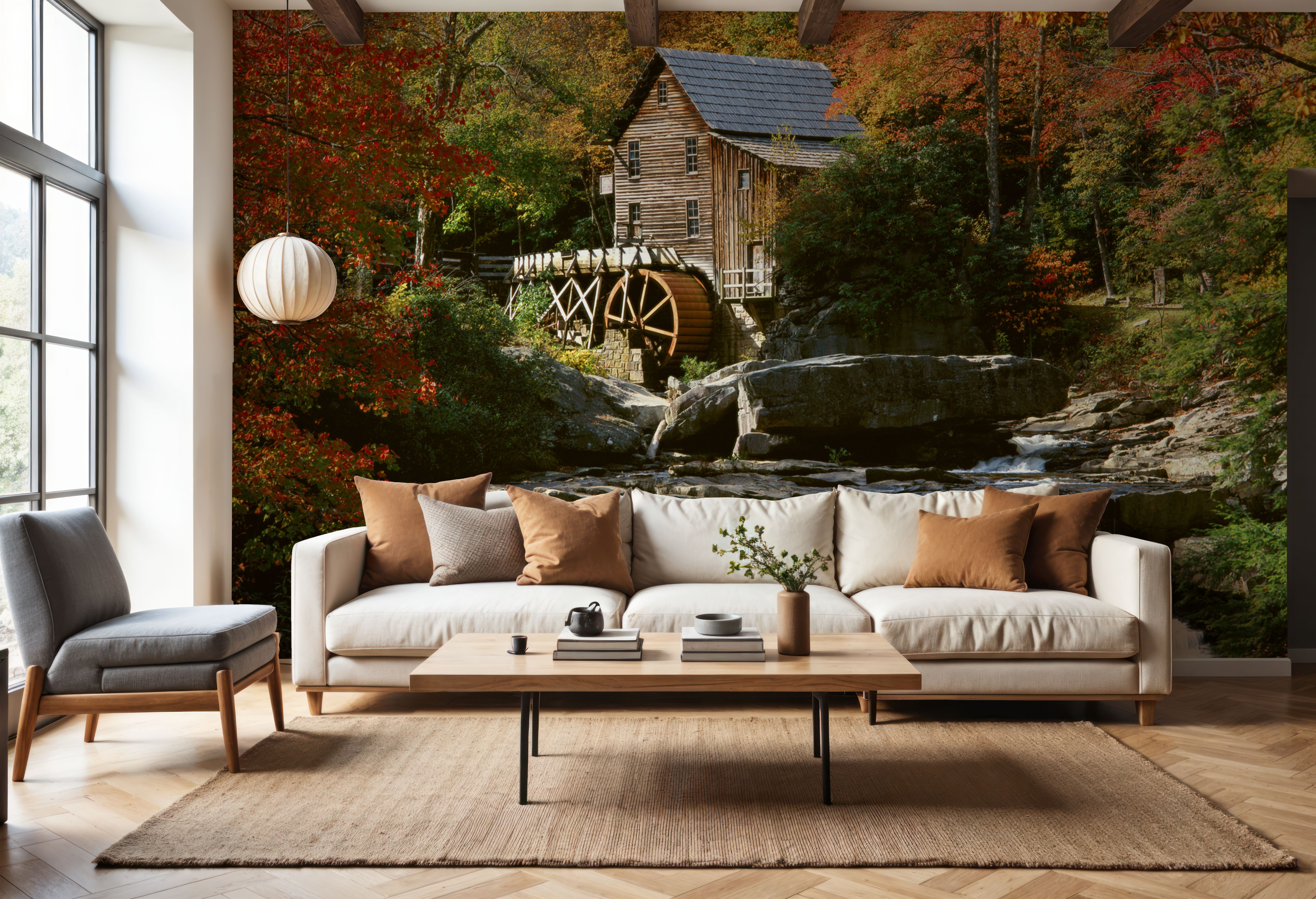 Autumn Watermill Haven