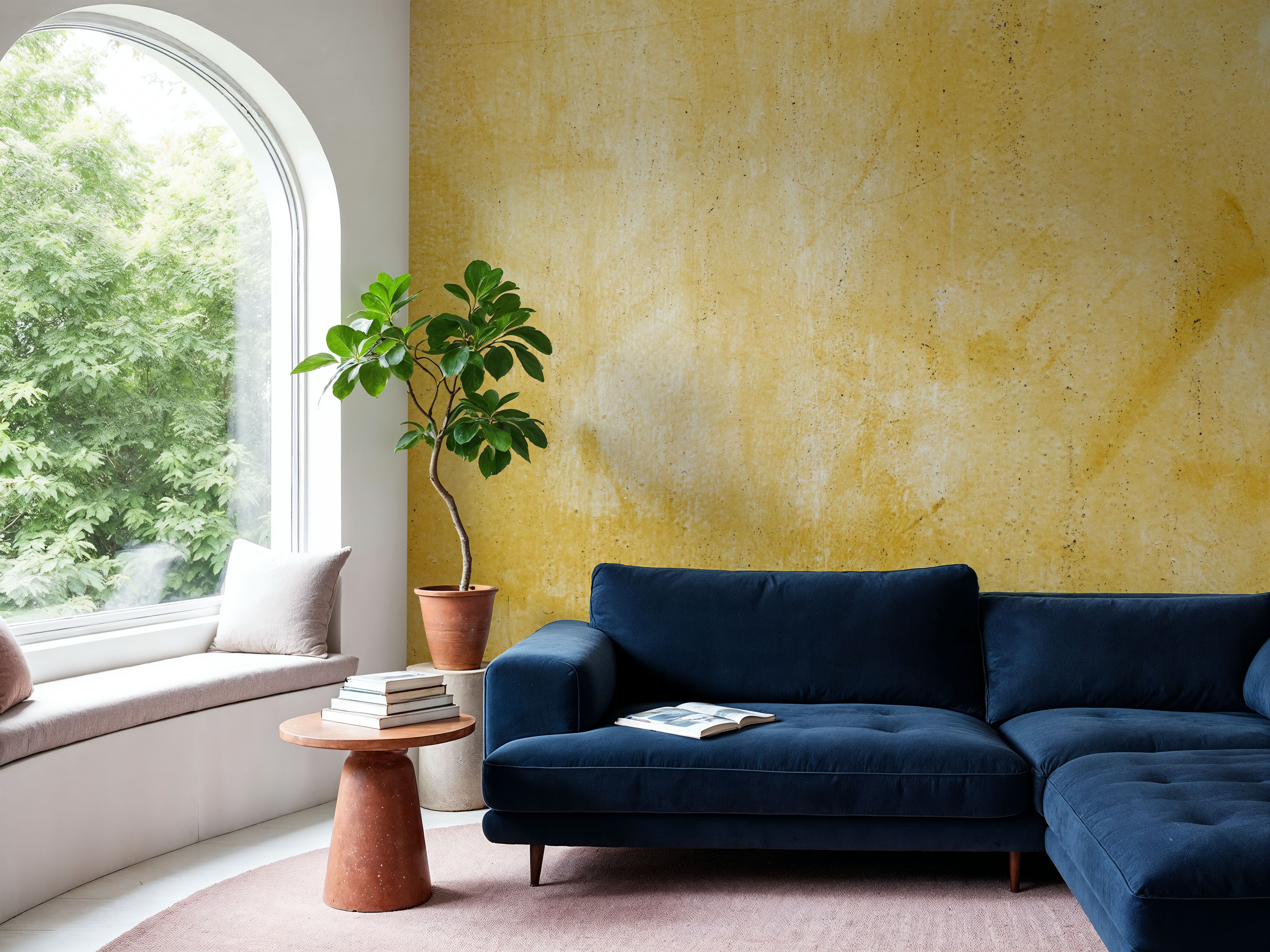 Washed Yellow, Wallpaper