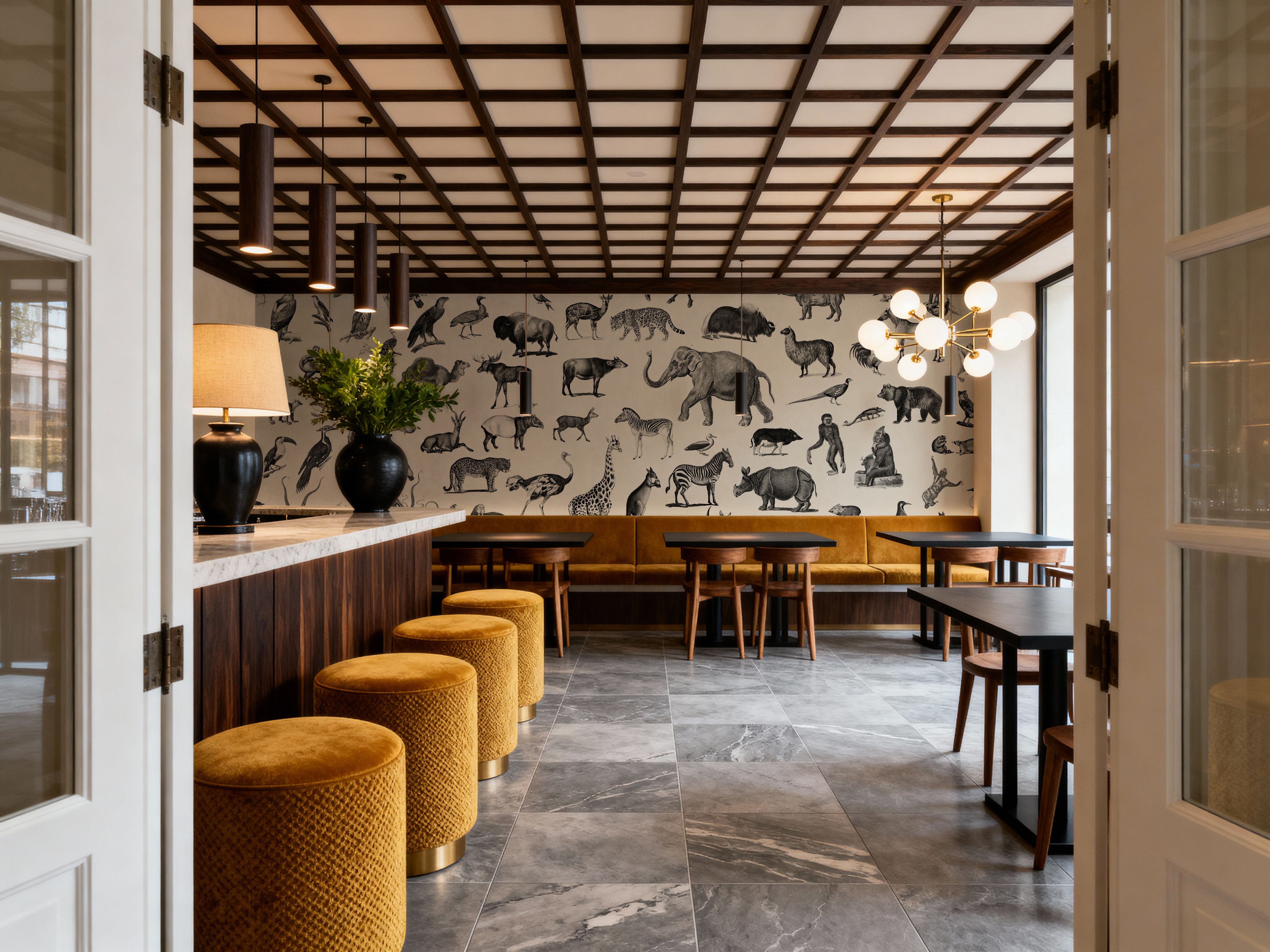 Vintage Animals, Black