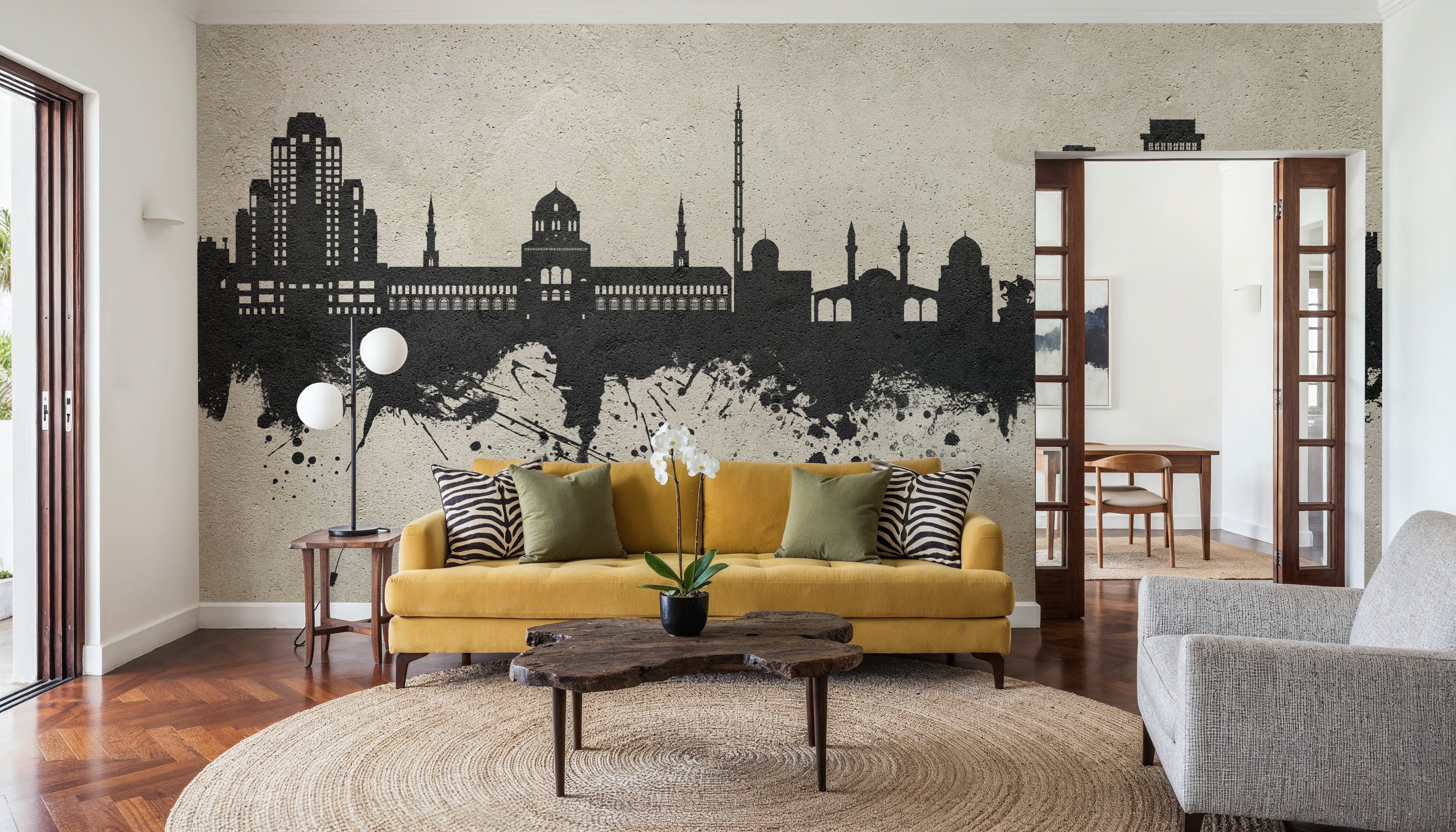 Damascus Syria Skyline Concrete