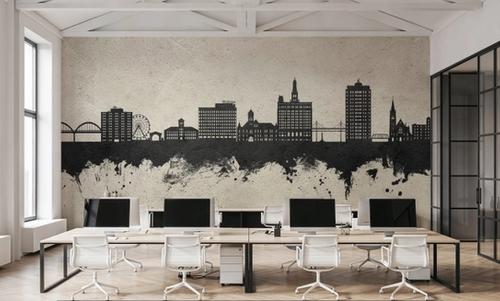 Davenport Iowa Skyline Concrete