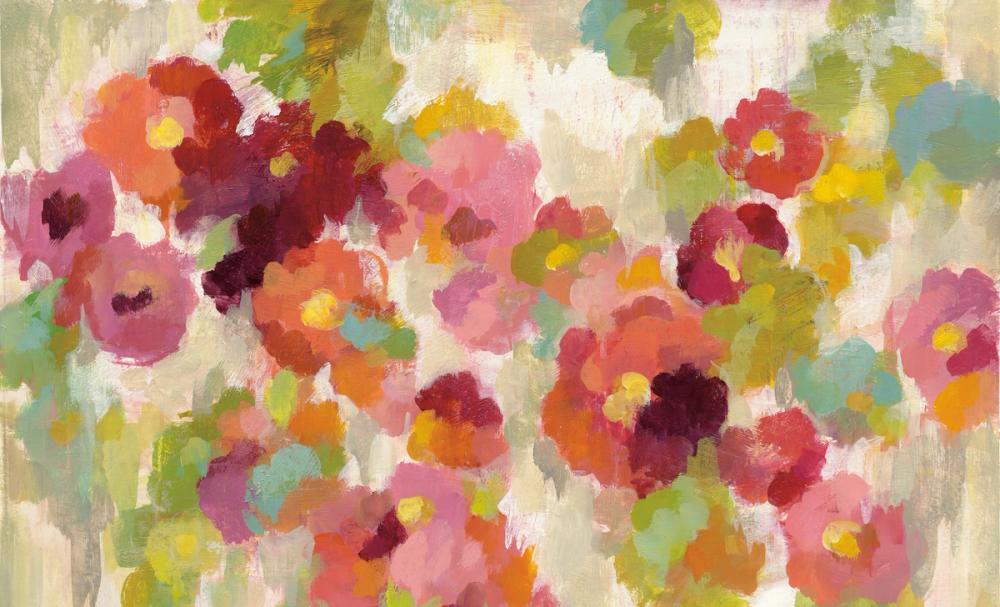 Coral and Emerald Garden I