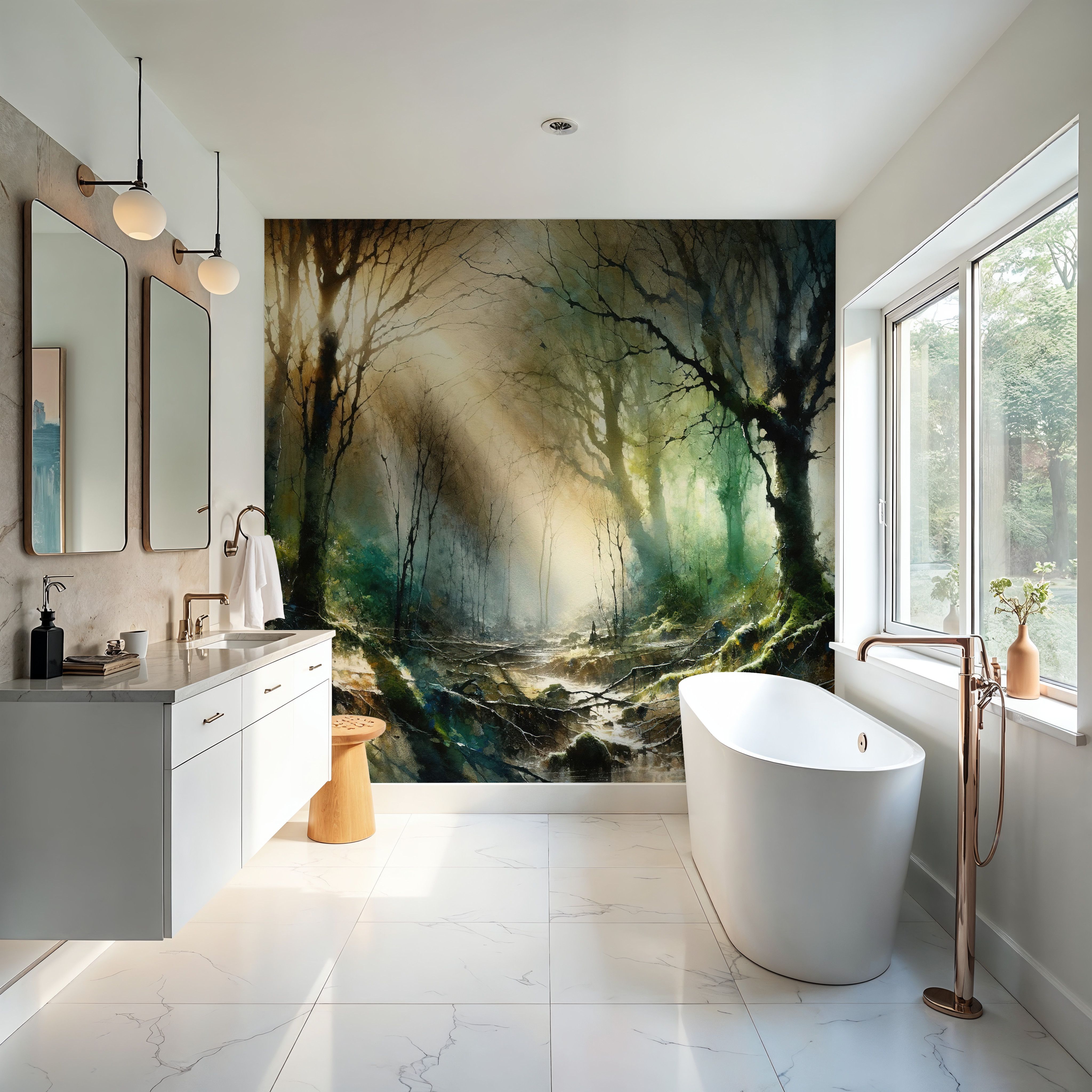 Misty Forest Awakening