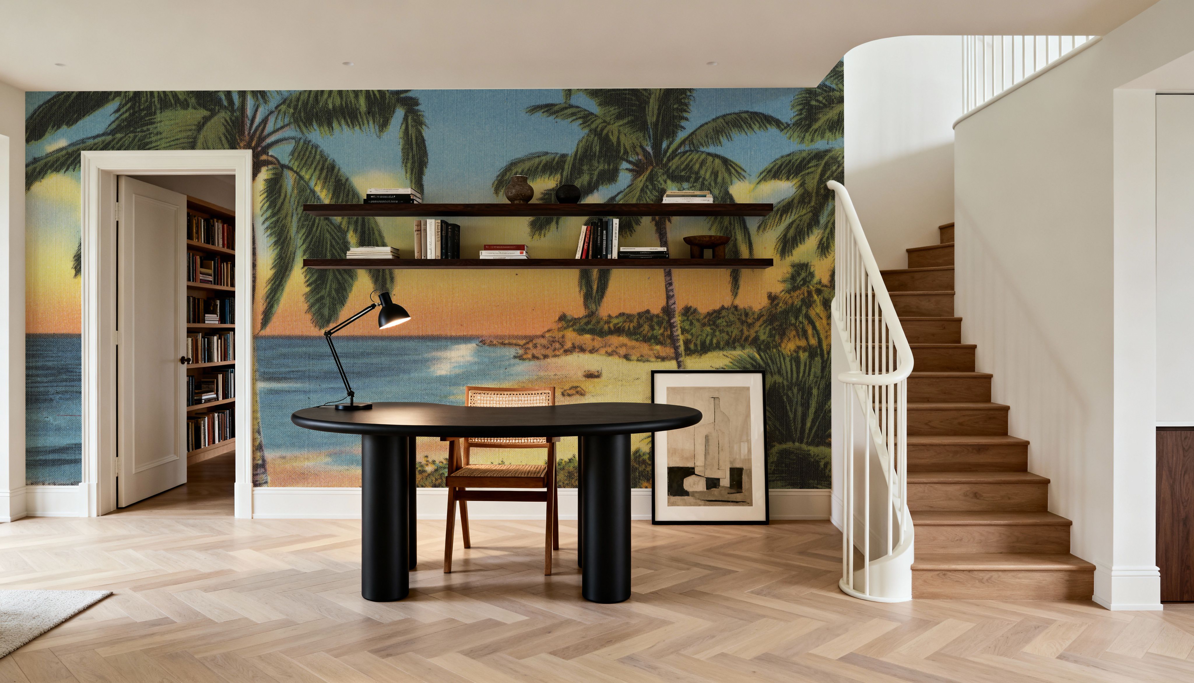 Greetings from The Keys - Screenprint Postcard, Wallpaper