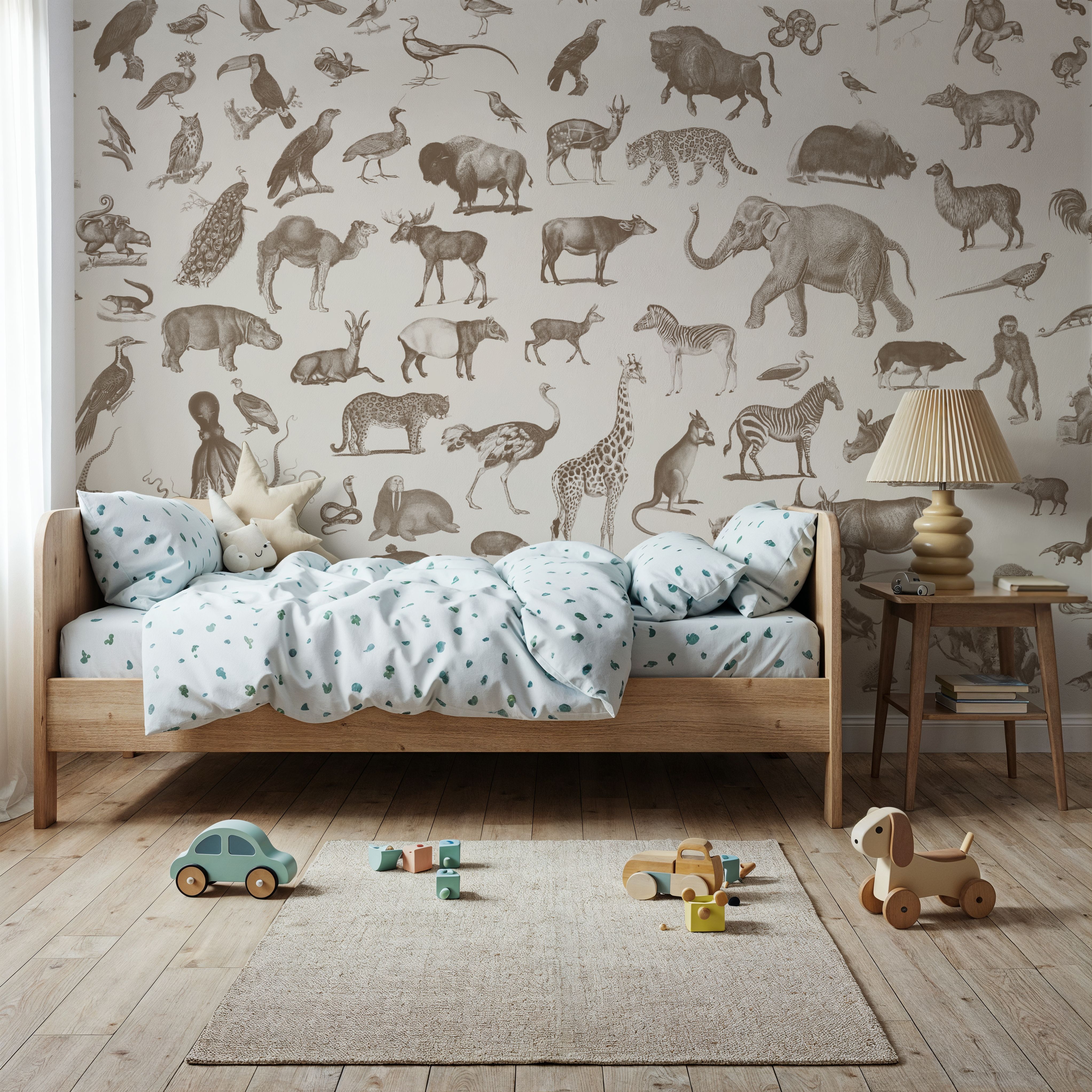 Vintage Animals, Beige