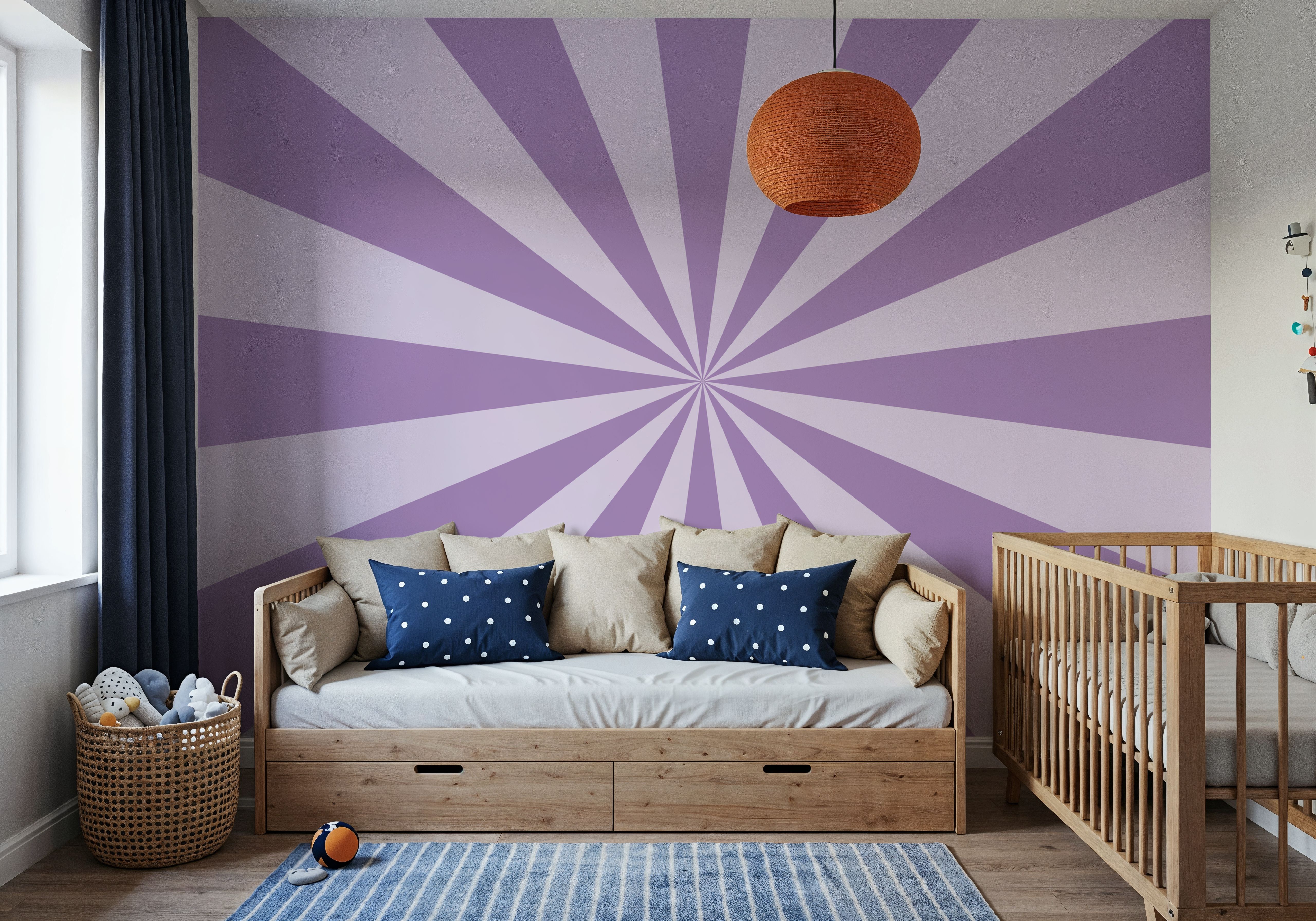 Circus Ceiling, Purple on Purple