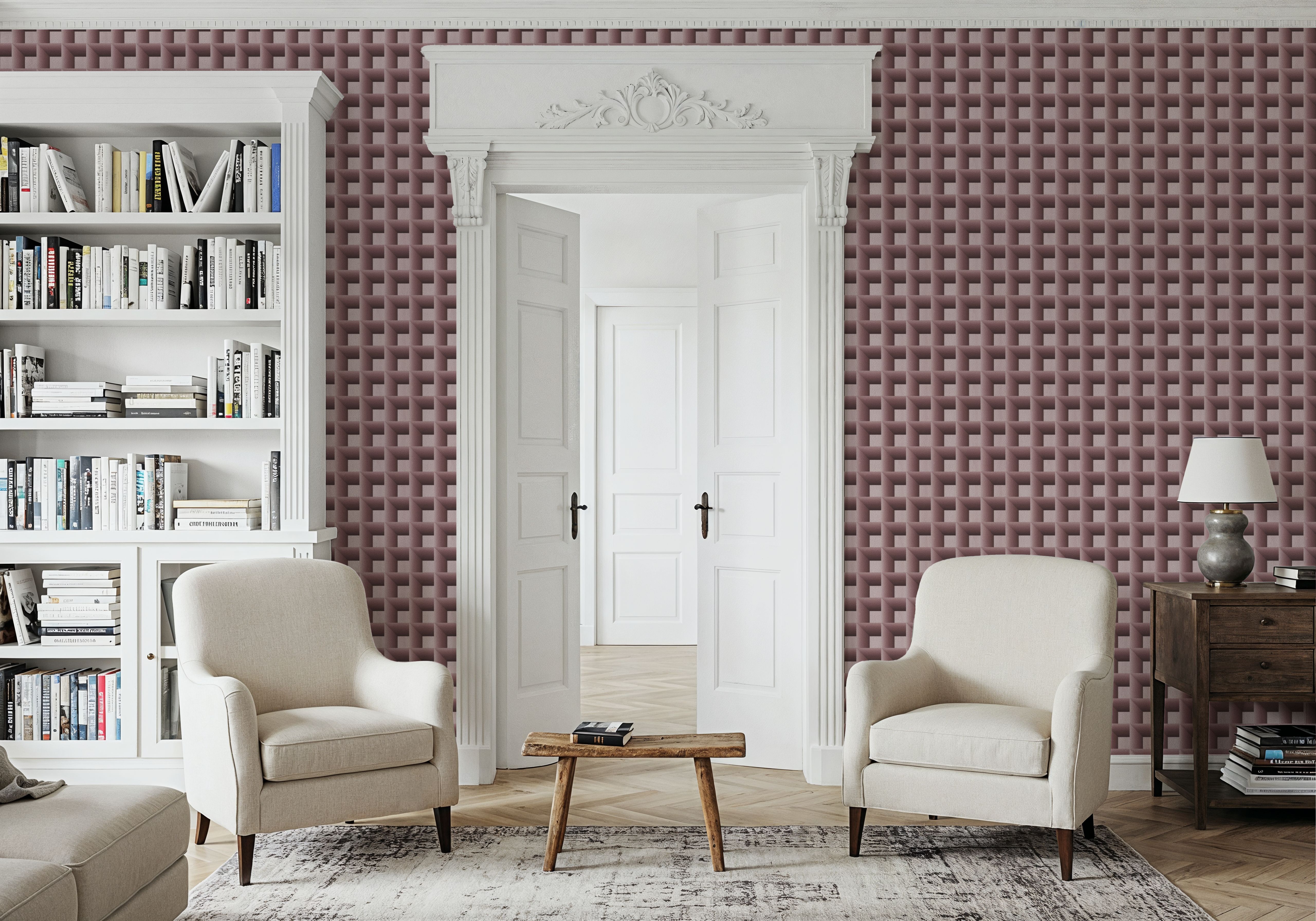 Decorative Cubes, Rose