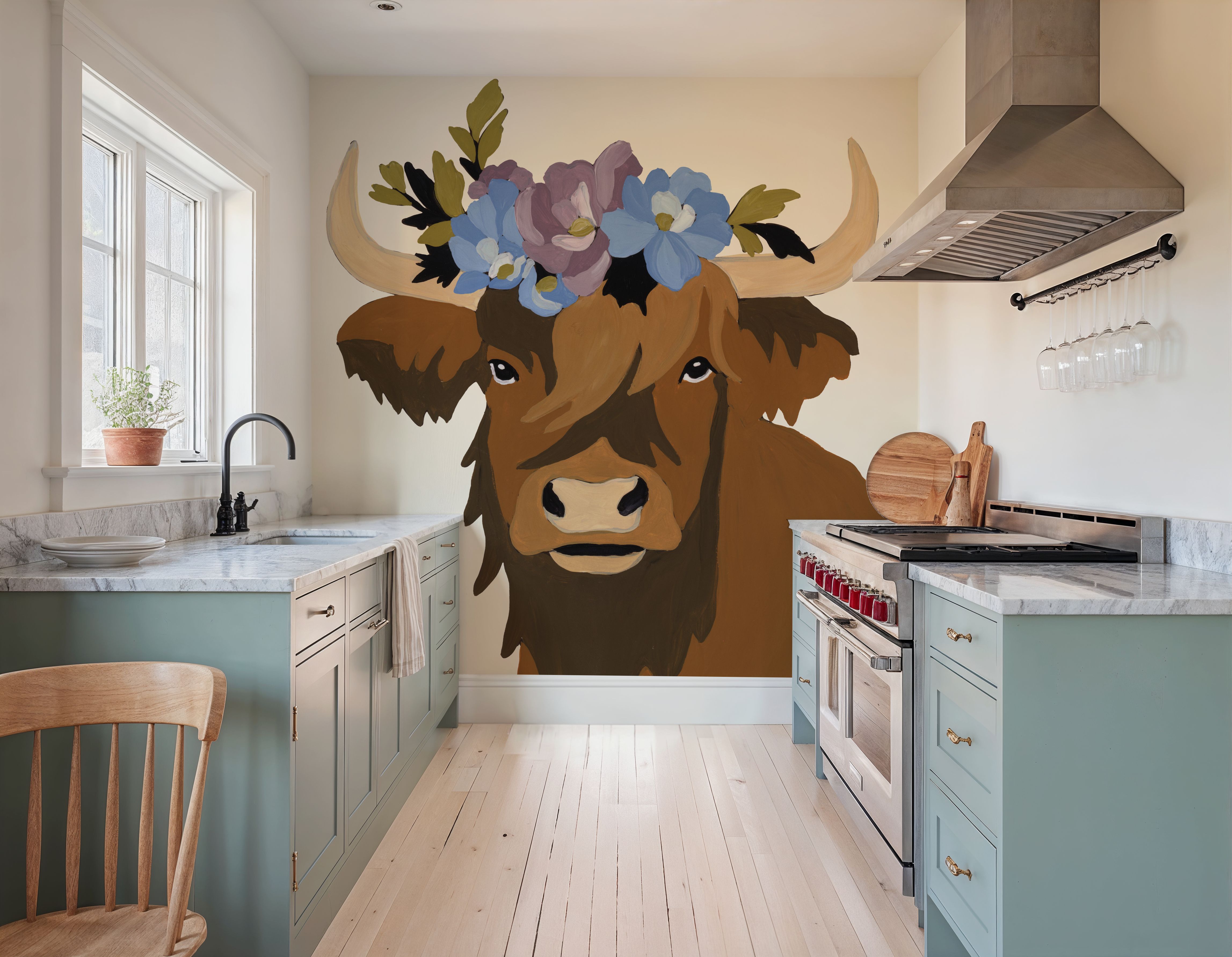 Bavarian Bovine, Papel de parede