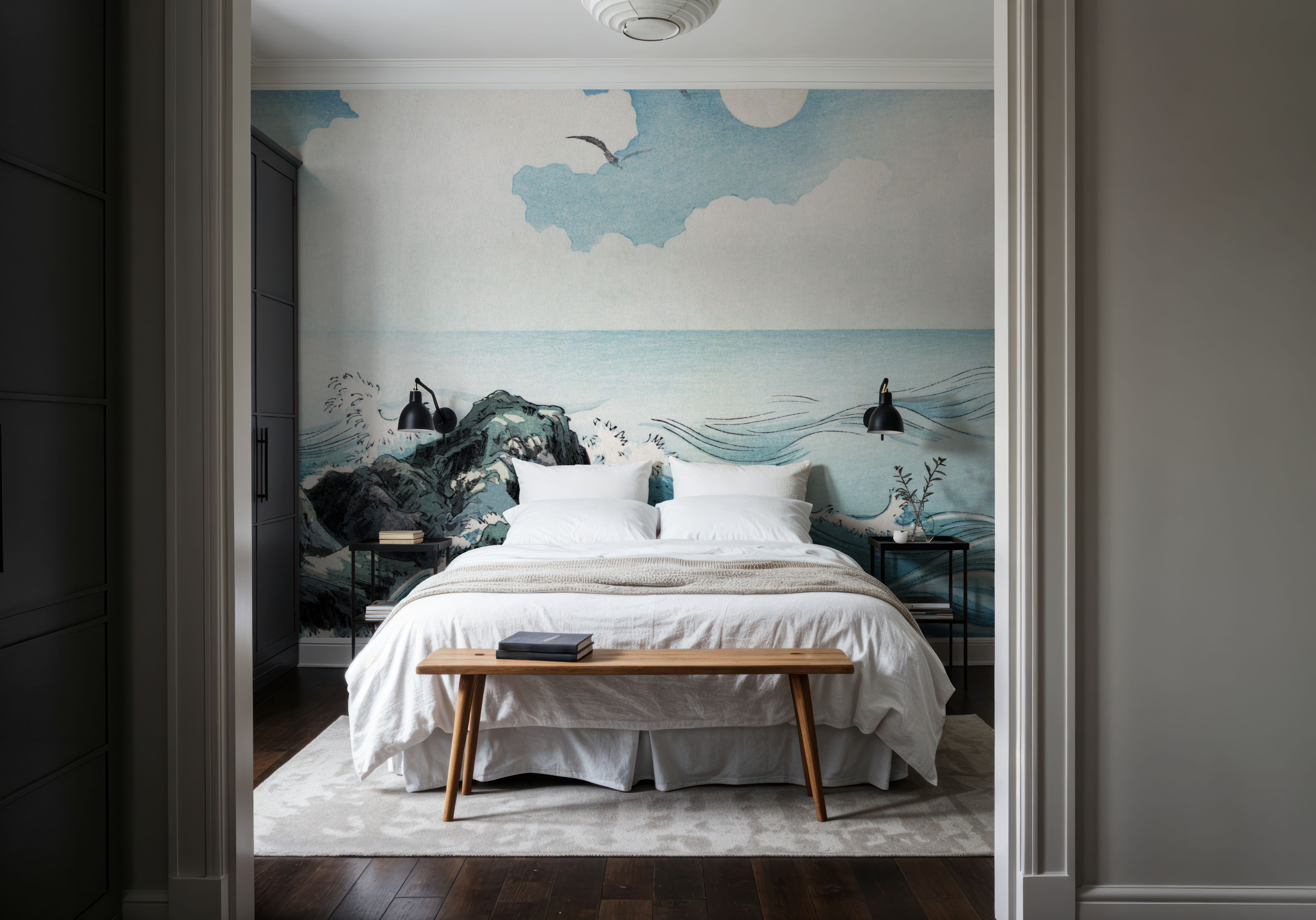 Kojima Island, Japanese Woodcut, Wallpaper