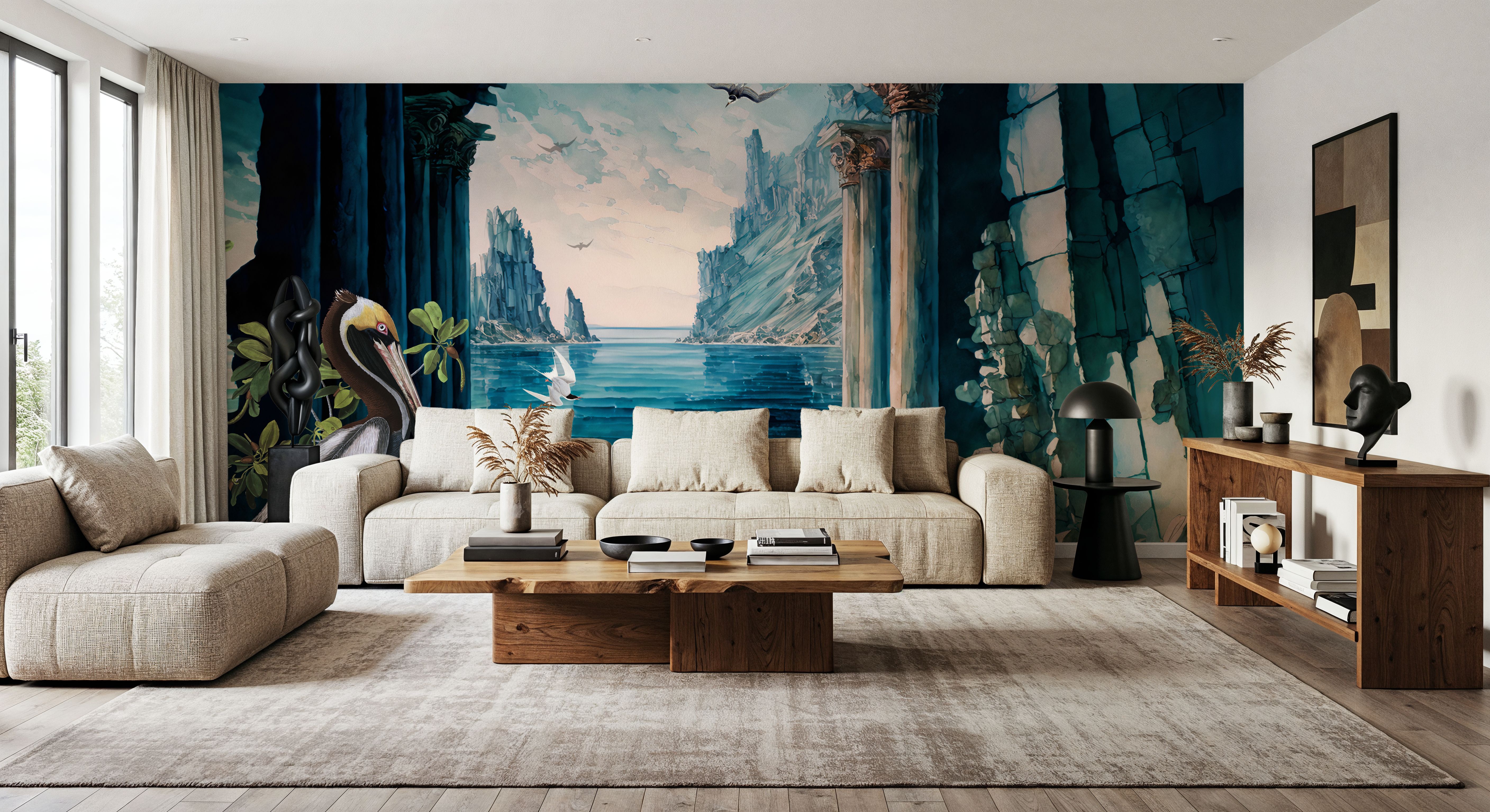 Atlantis Temple II, Wallpaper