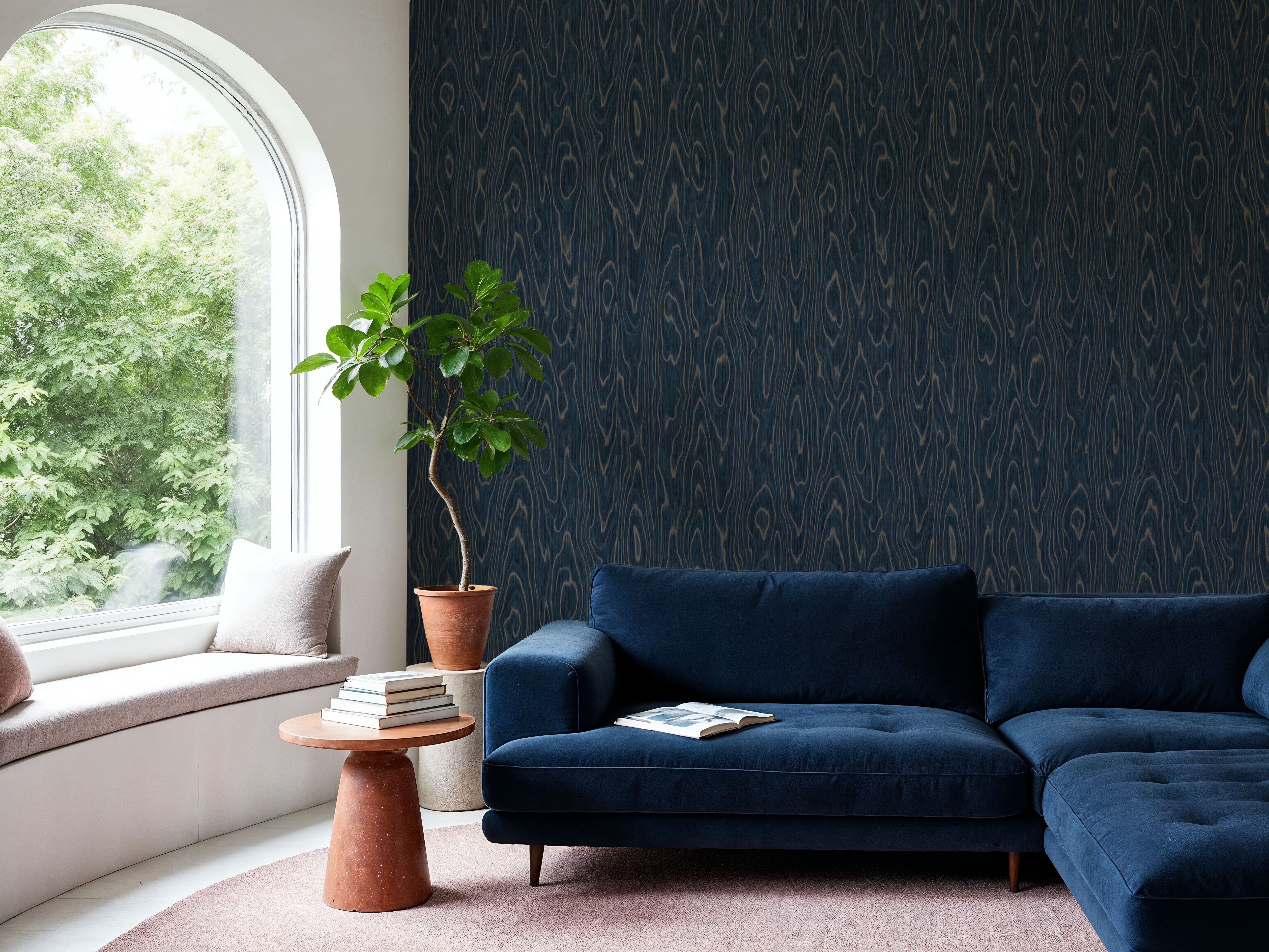 Conoid Grain, Cobalt Teal