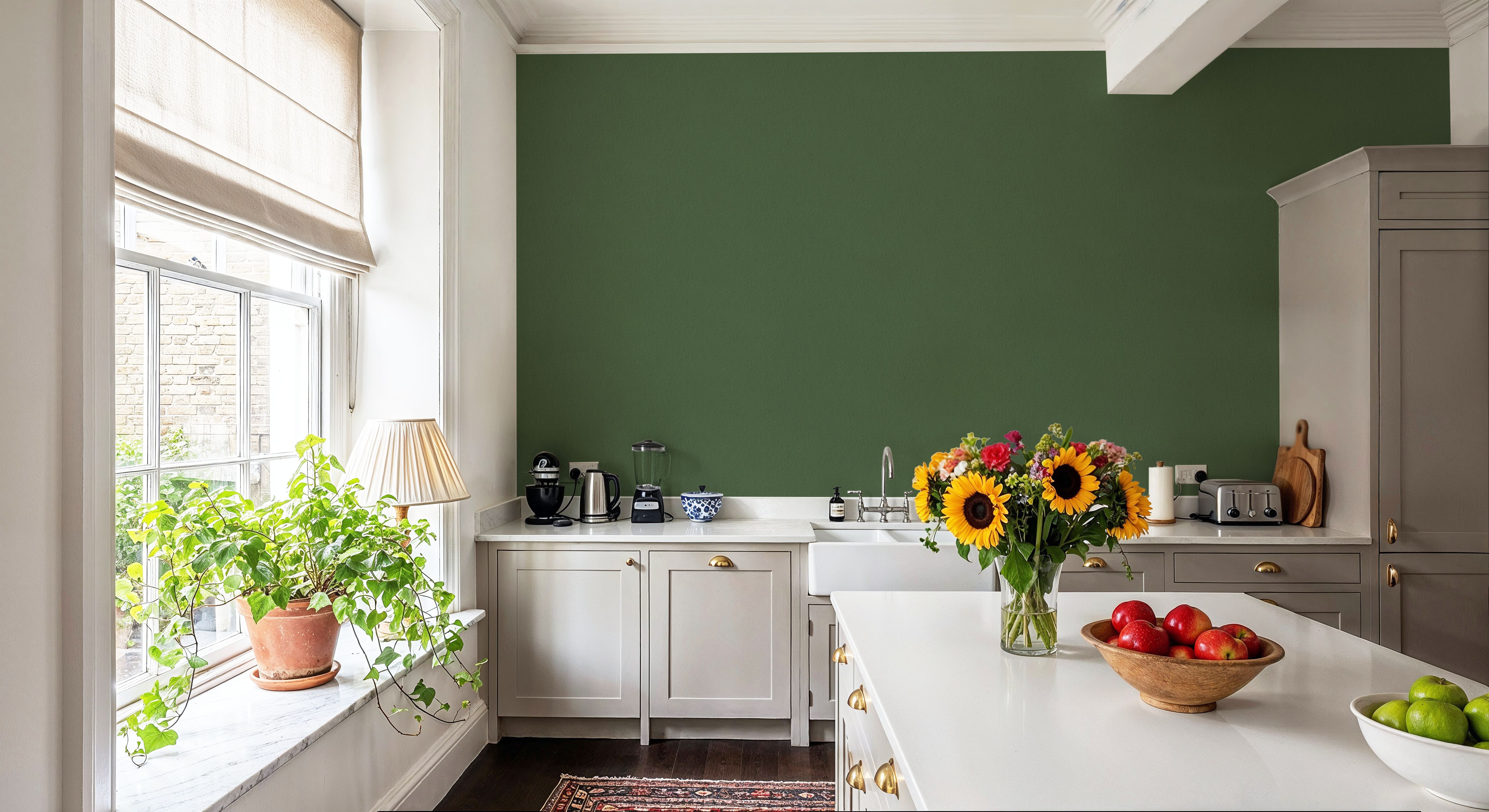 Faux Sand Stucco Finish, Moss