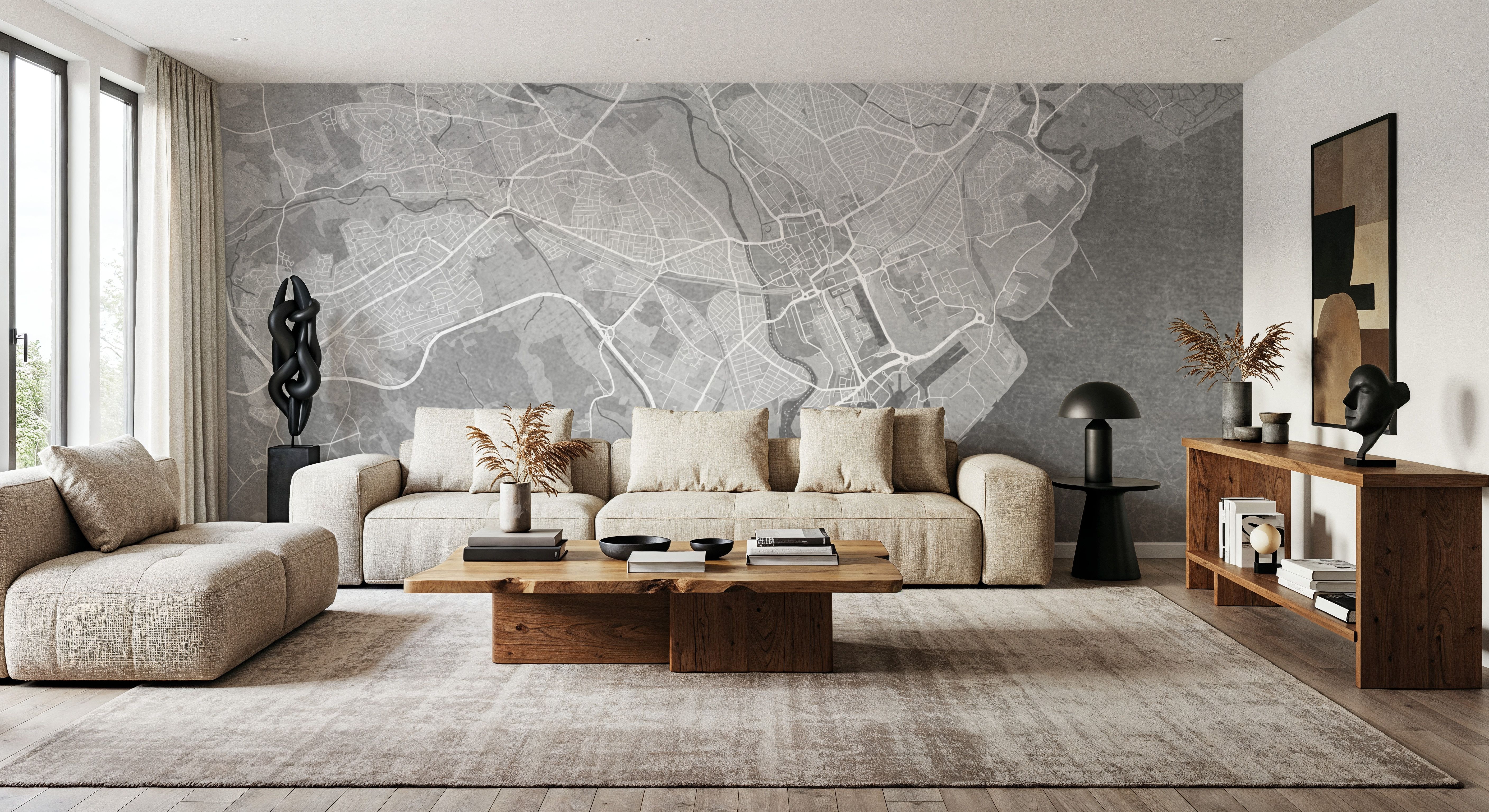 Cardiff Grey, Tapet