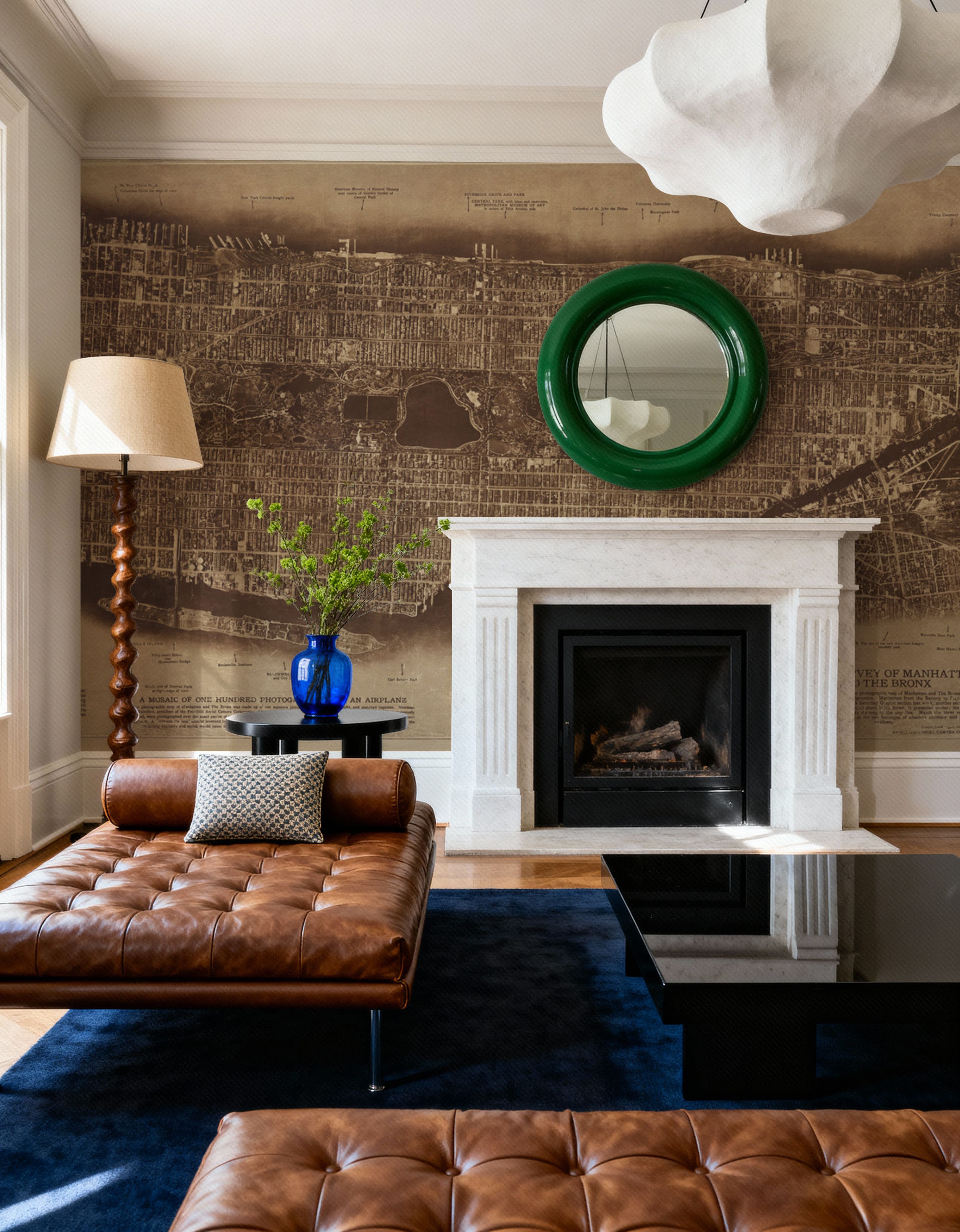 Manhattan from Above 1922 Vintage