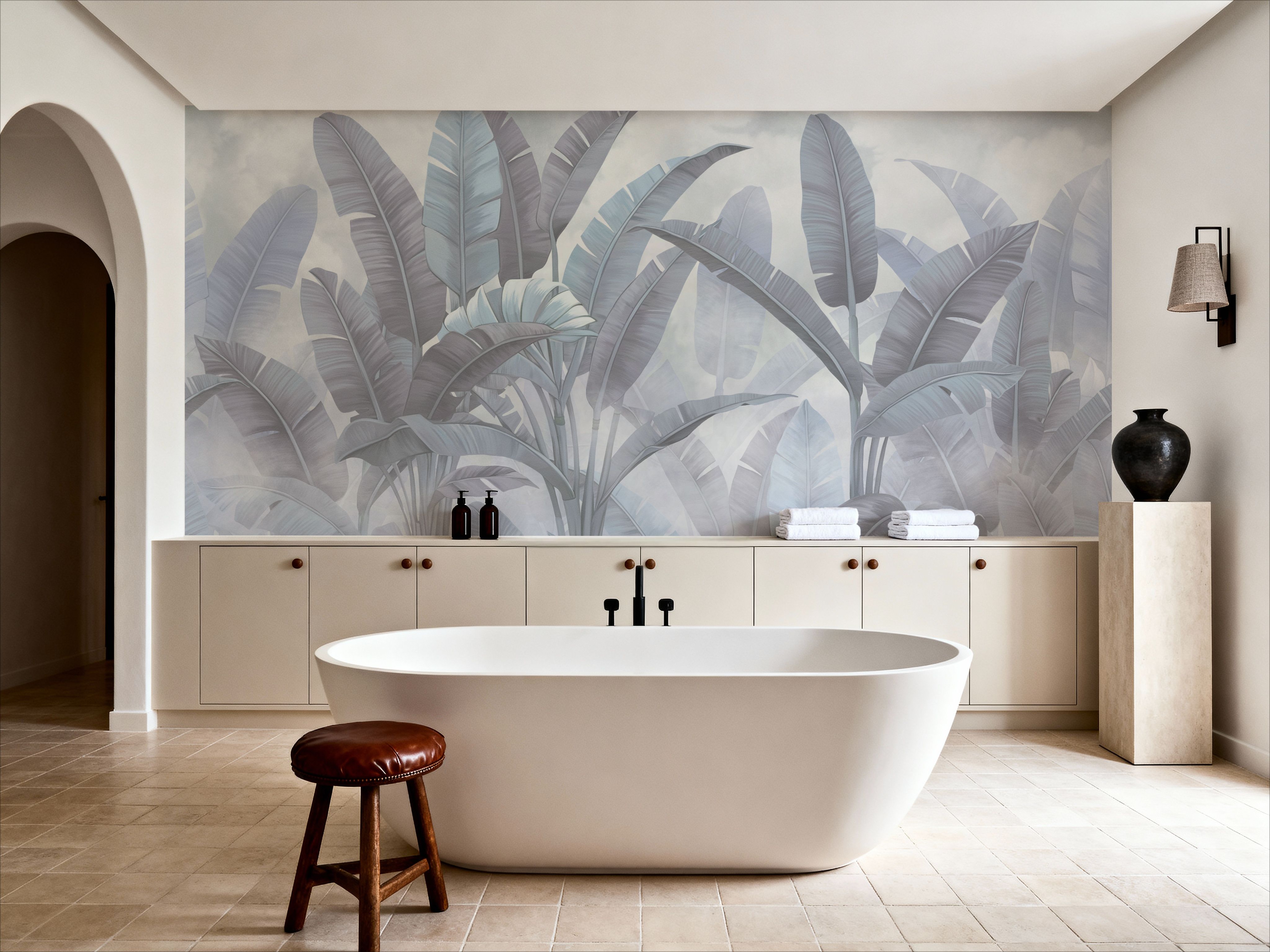Banana Palms, Stone