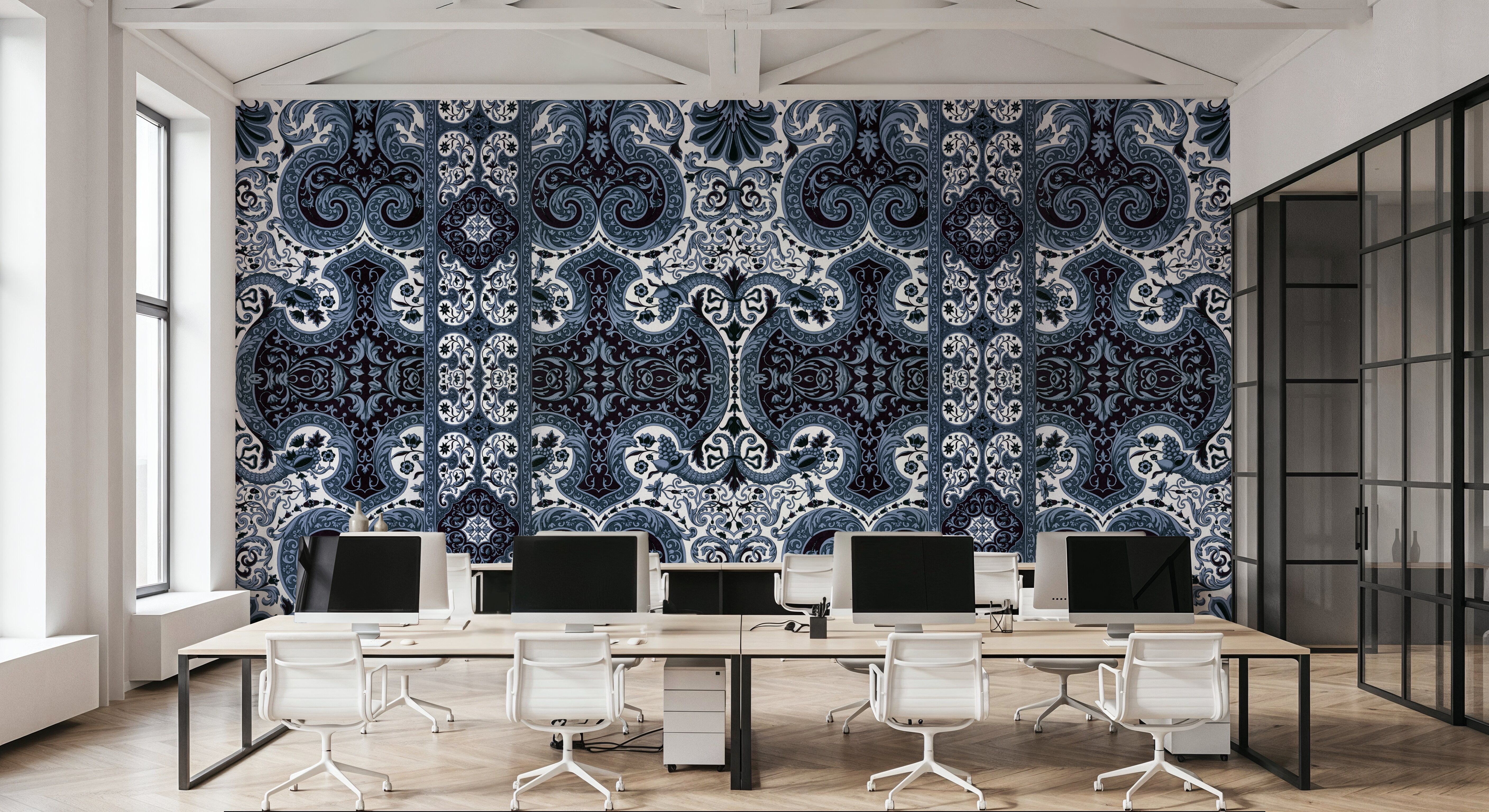 Golden Versailles, French Blue