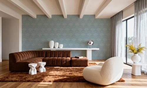 Ludovici Pattern, French Blue
