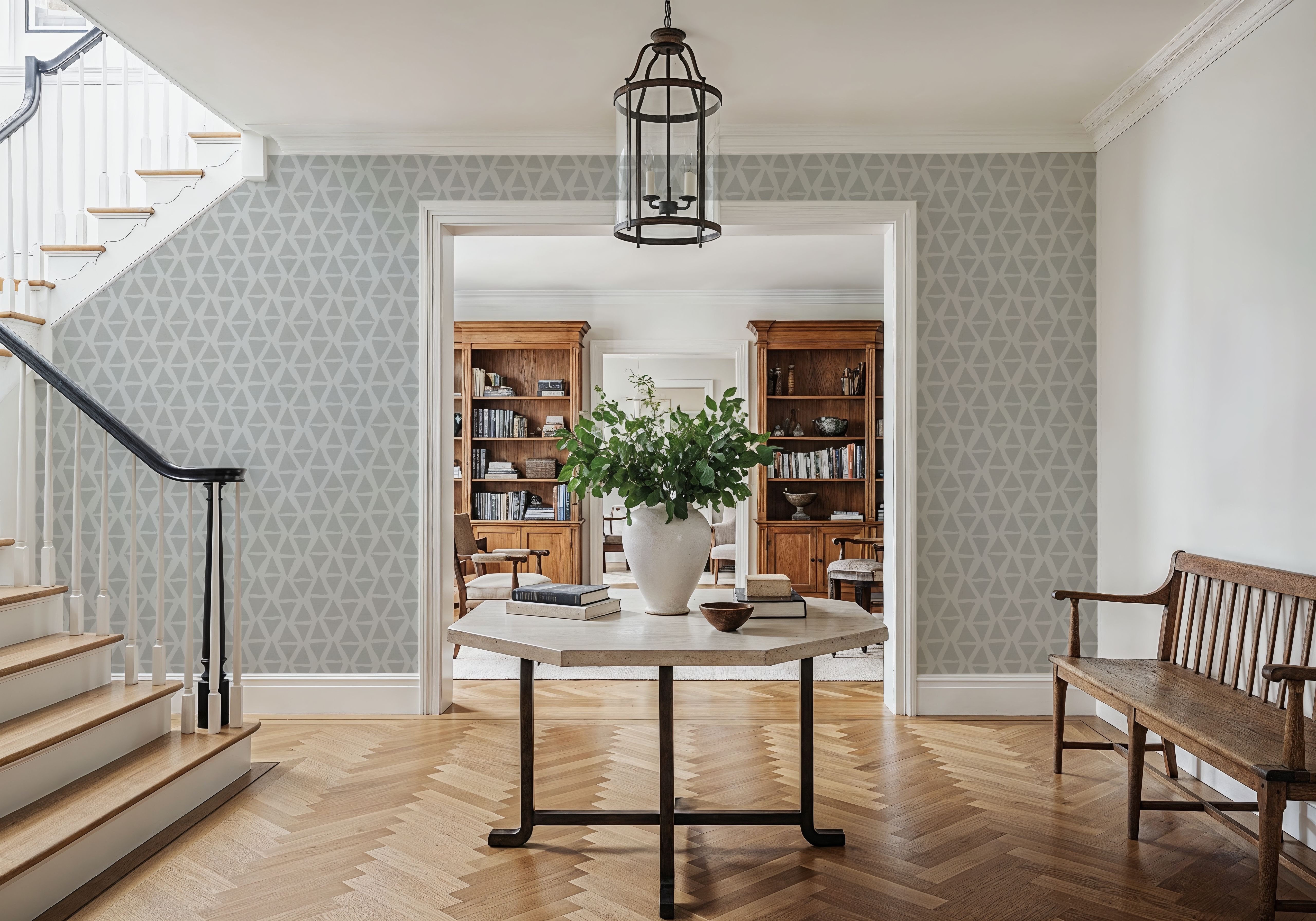 Triangular Meeting Light Gray