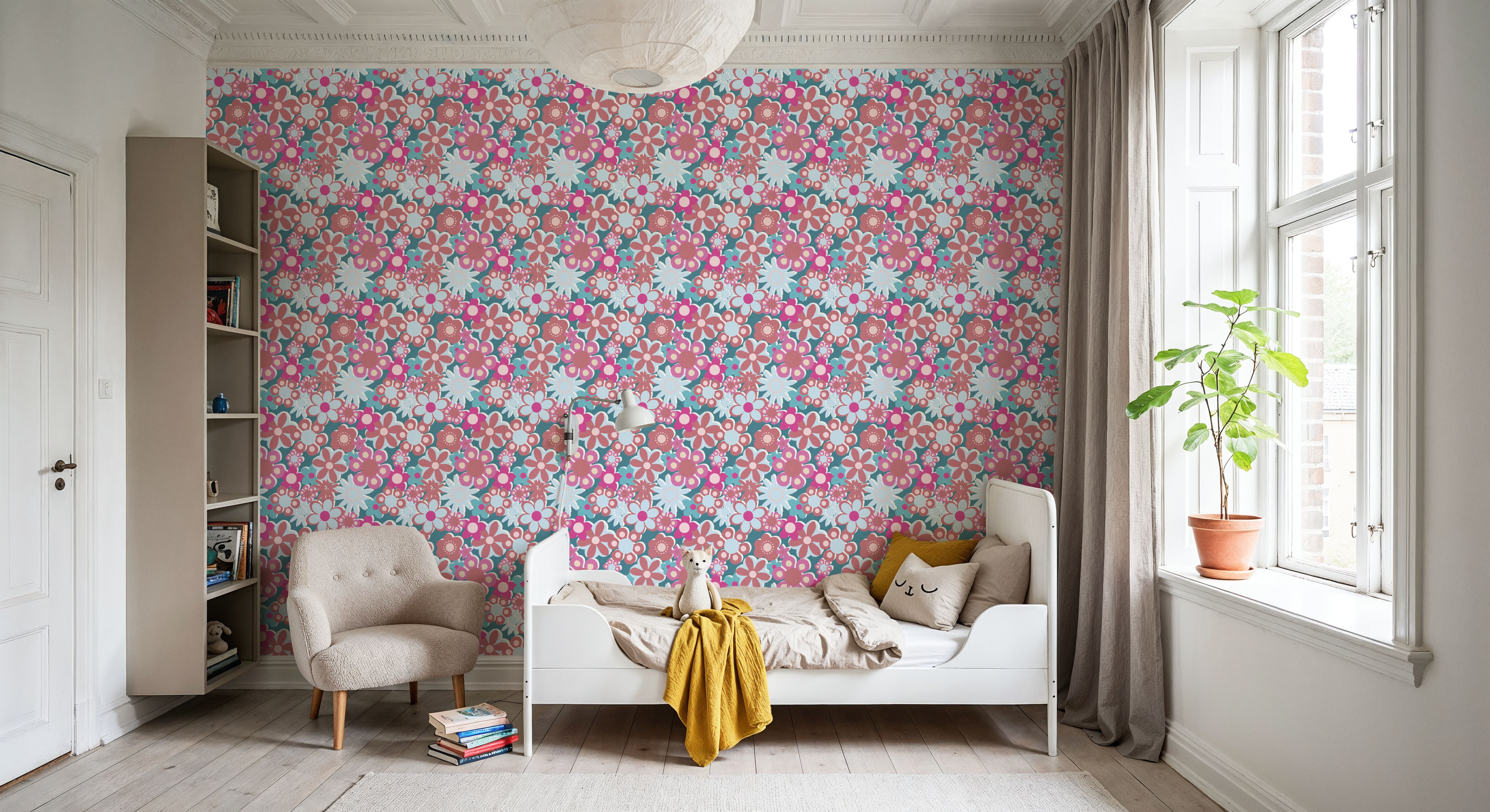 Flower Power, Turqoise