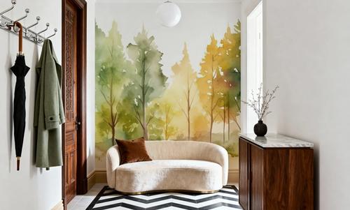 Watercolor Woods