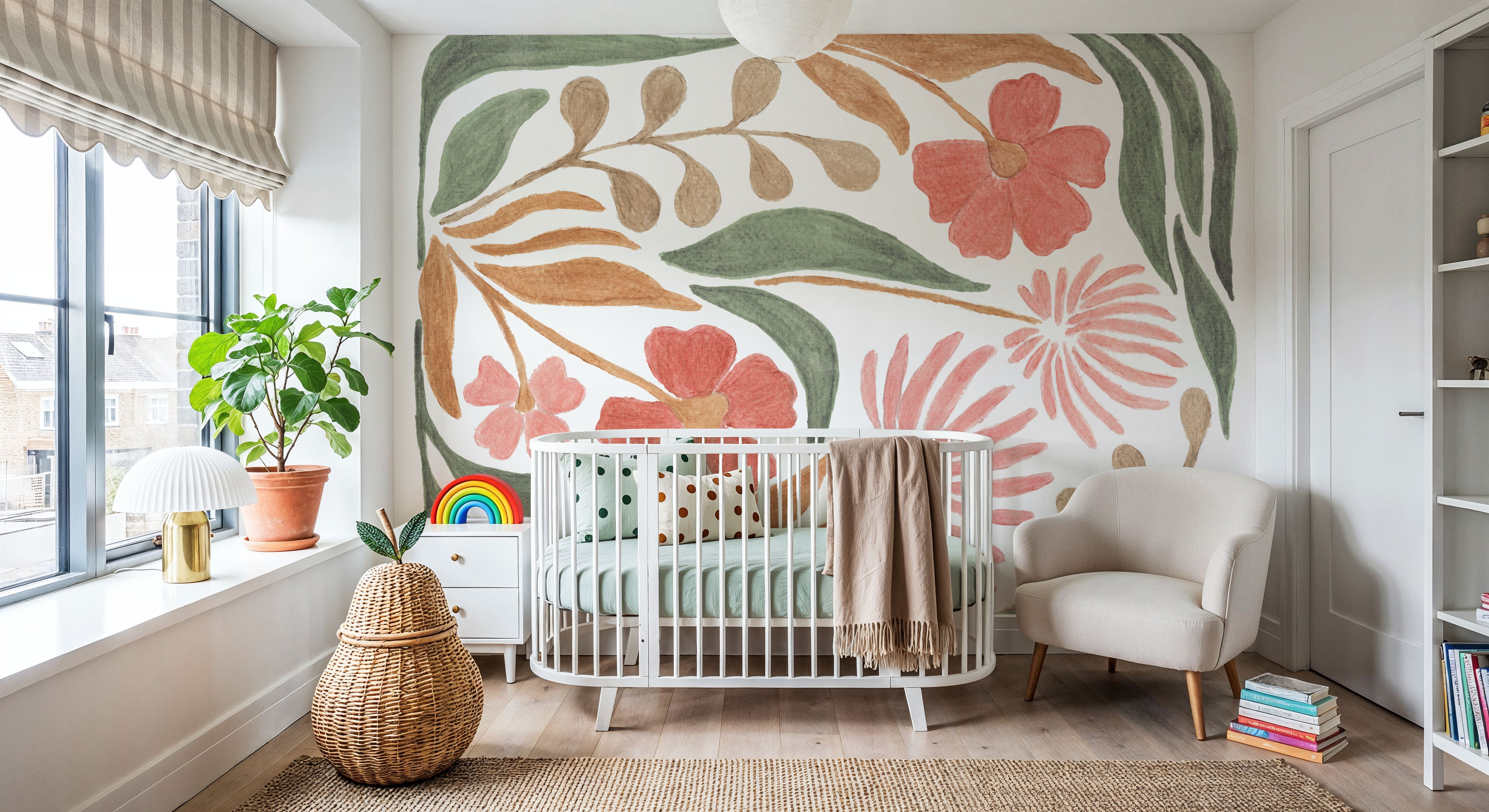 Floral Abstract II on White