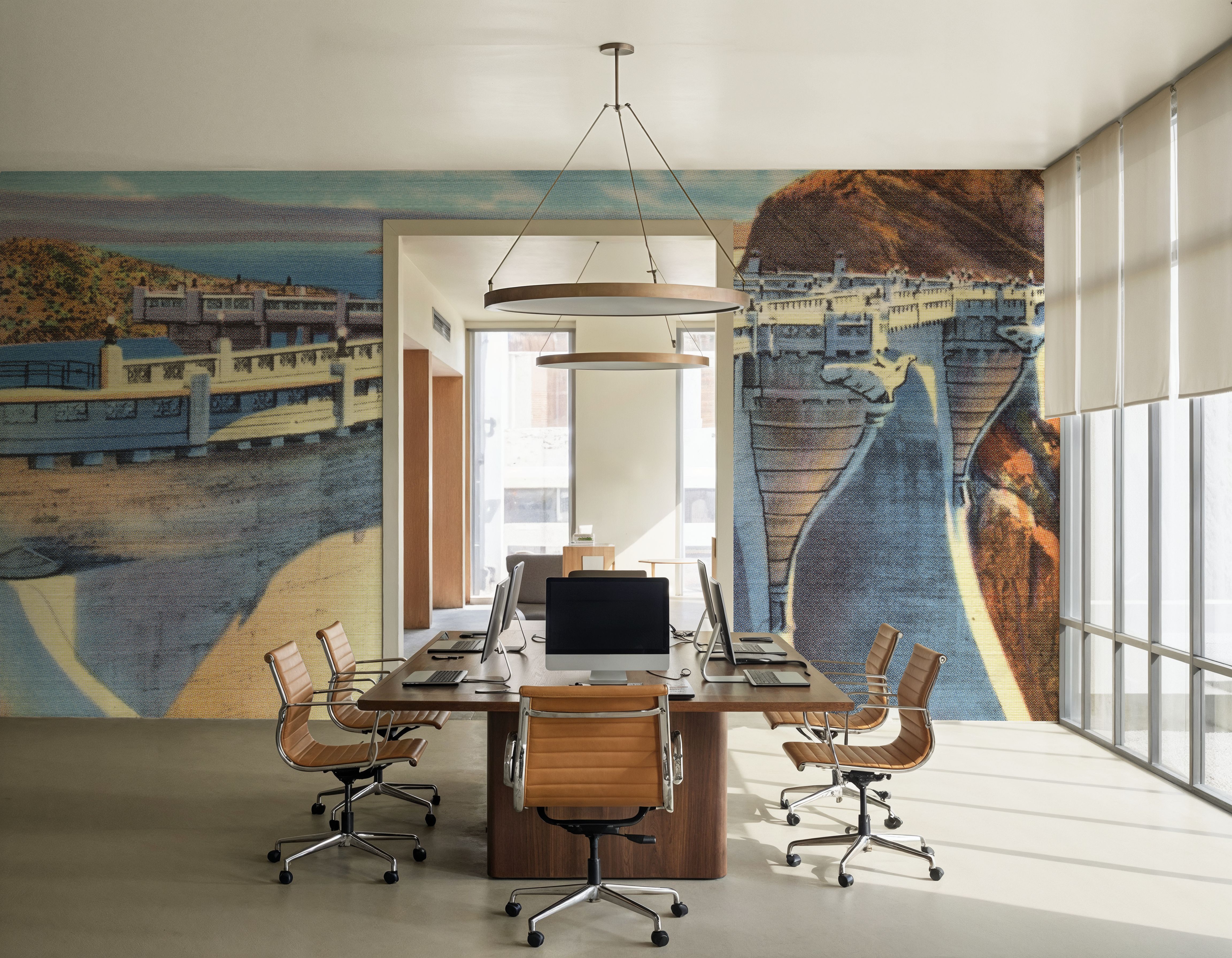 Greetings from teh Dam - Screenprint Postcard