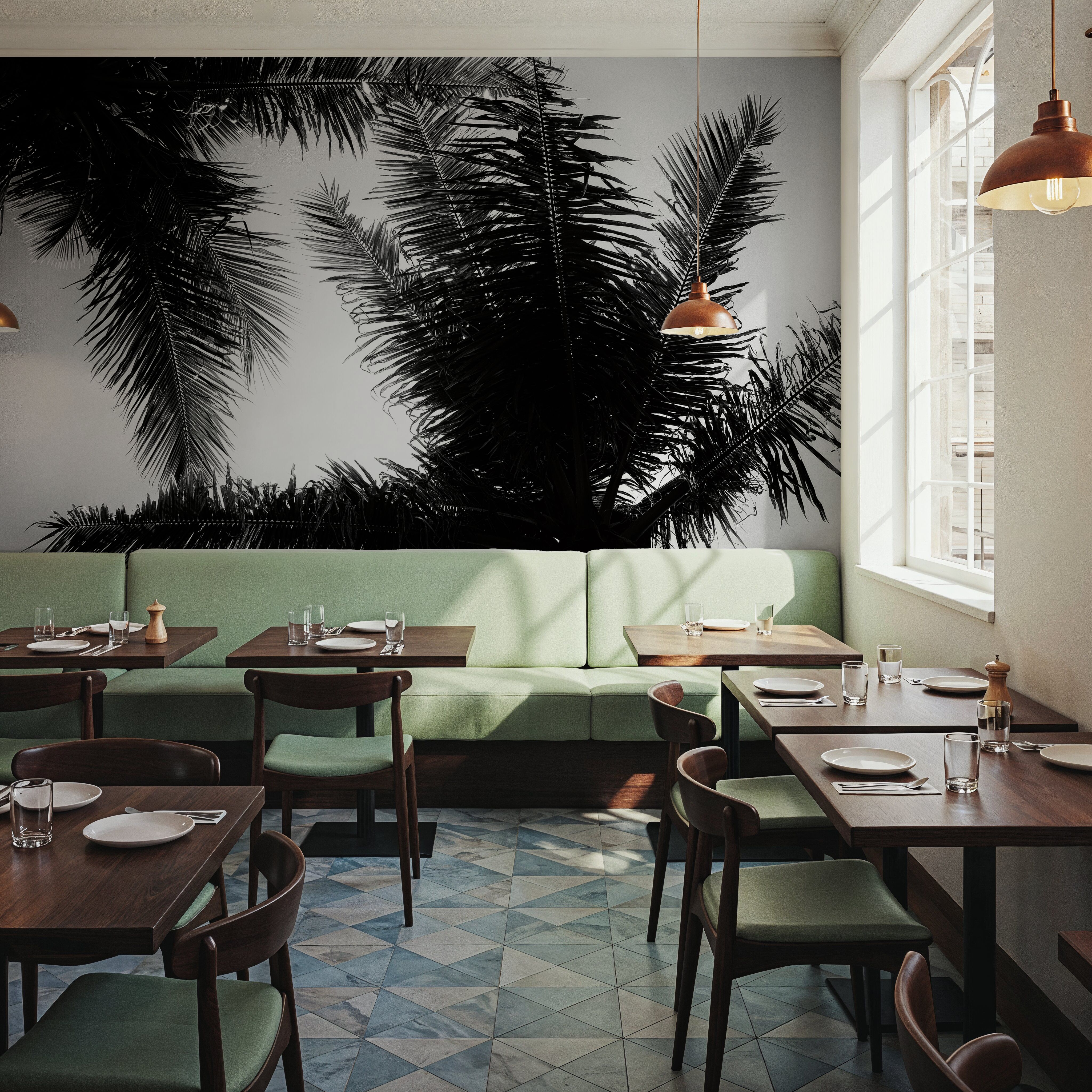 Palm Tree Looking Up I