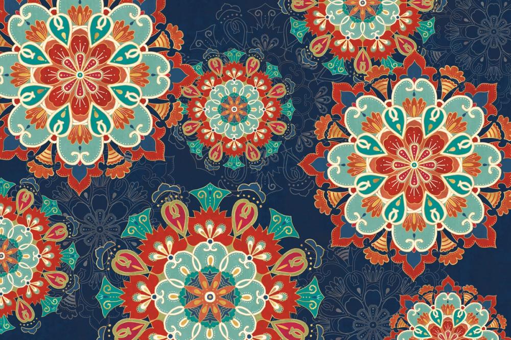 Folk Floral VIII Dark