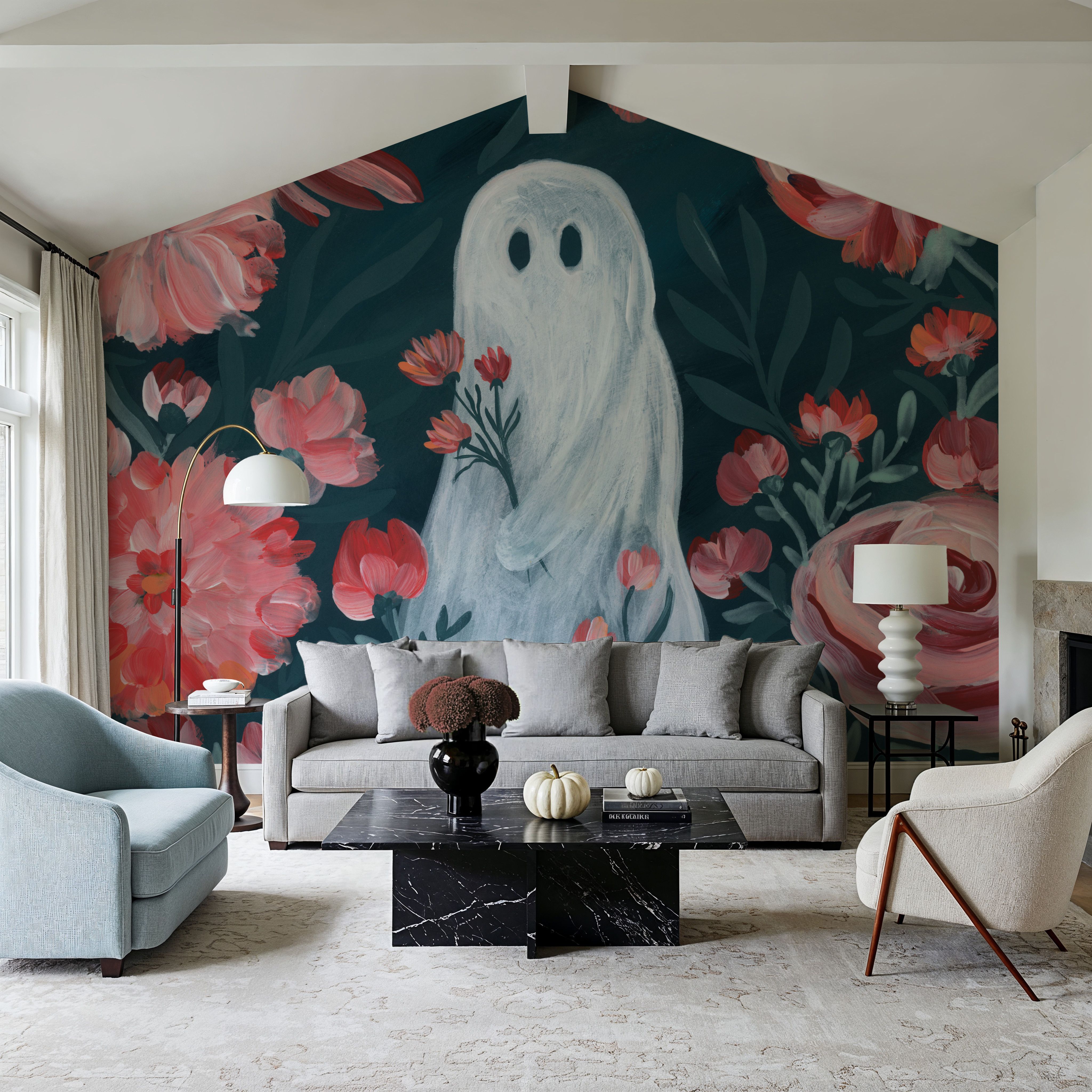 Ghost Among the Flowers