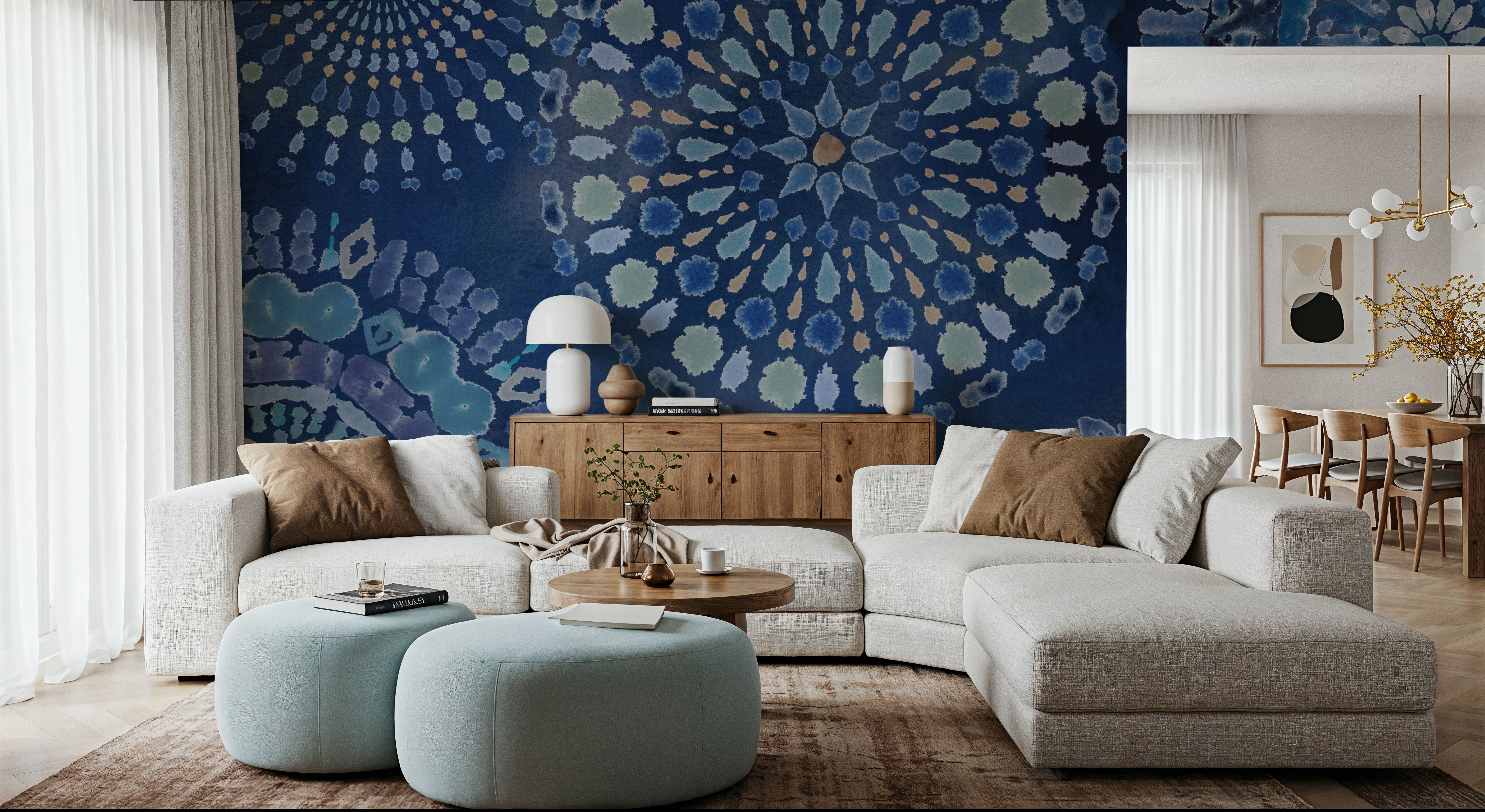 Deep Indigo, Wallpaper