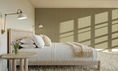 Ticking Awning Stripes, Khaki