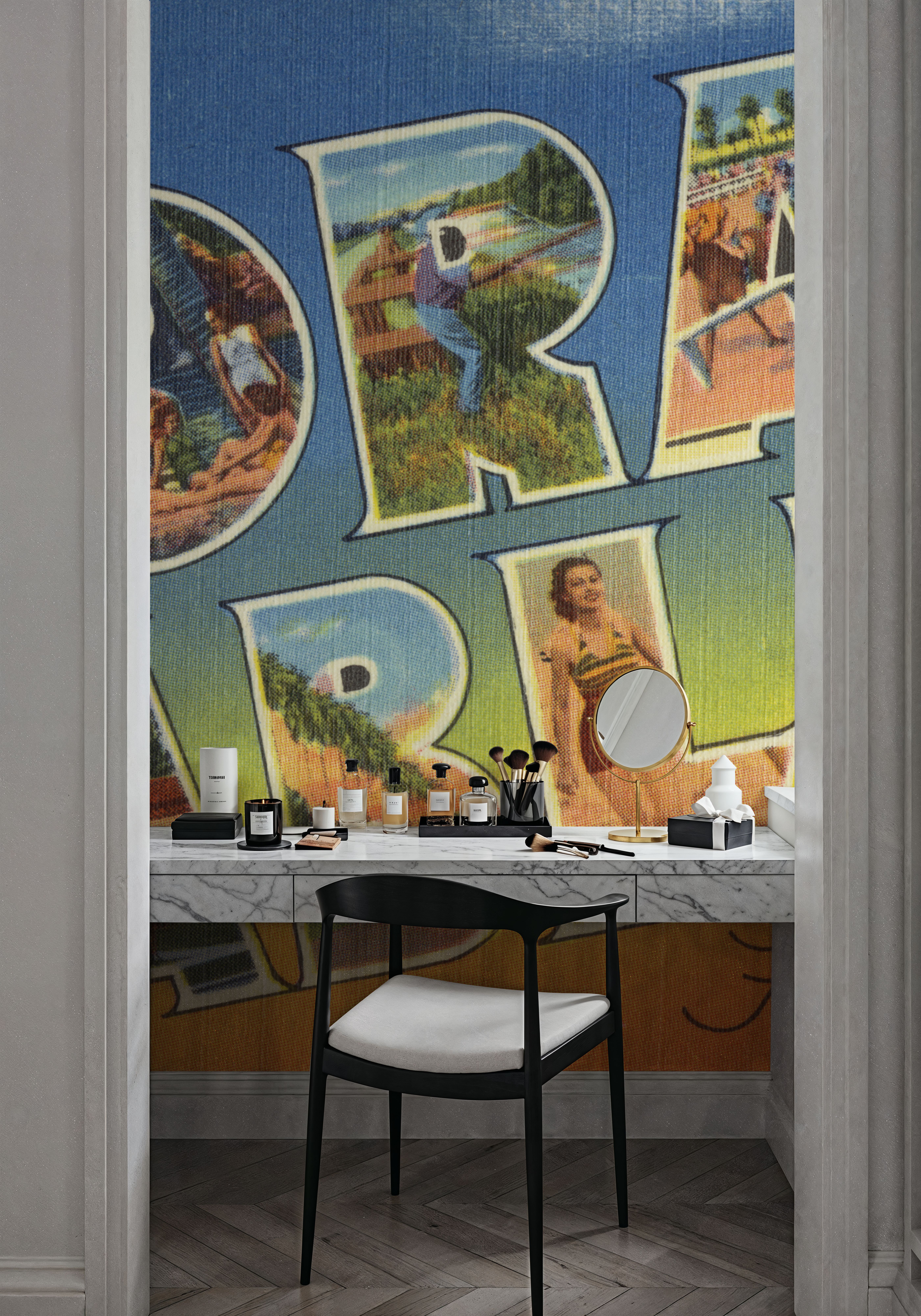 Greetings from Coral Gables - Screenprint Postcard