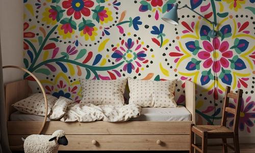 Floral Fiesta White I