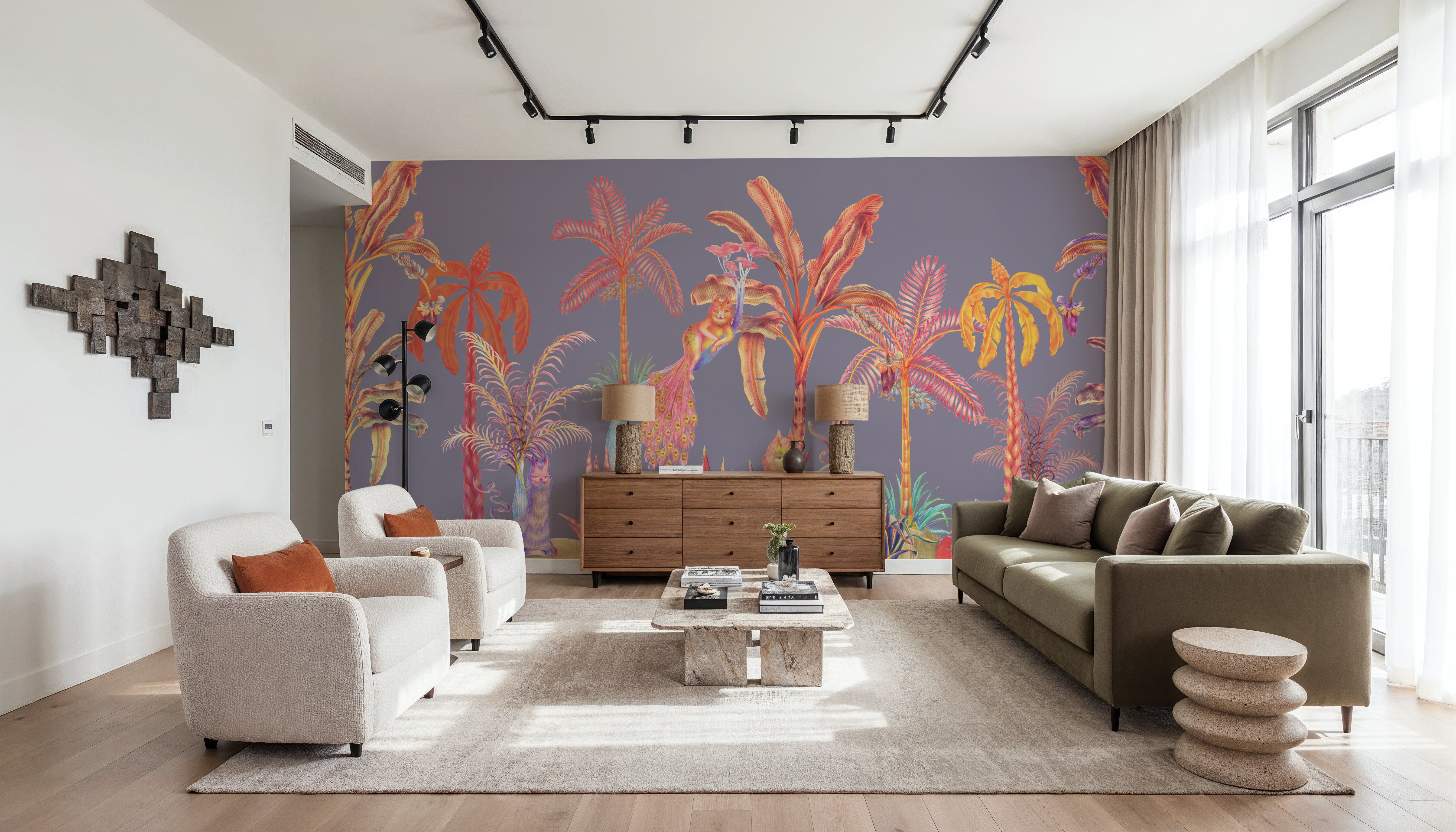 Colorful Jungle, Periwinkle