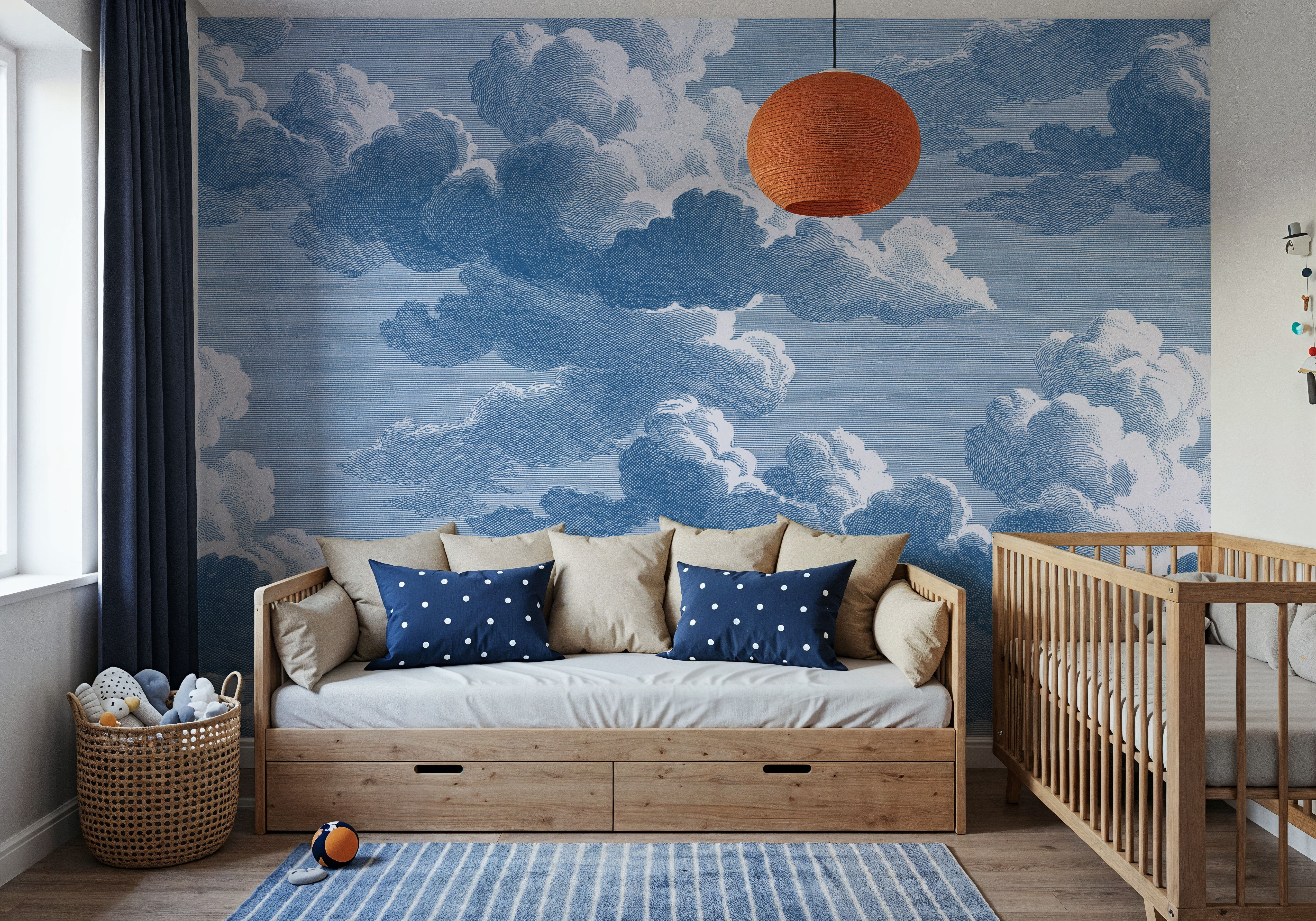Intaglio Clouds, Blueberry