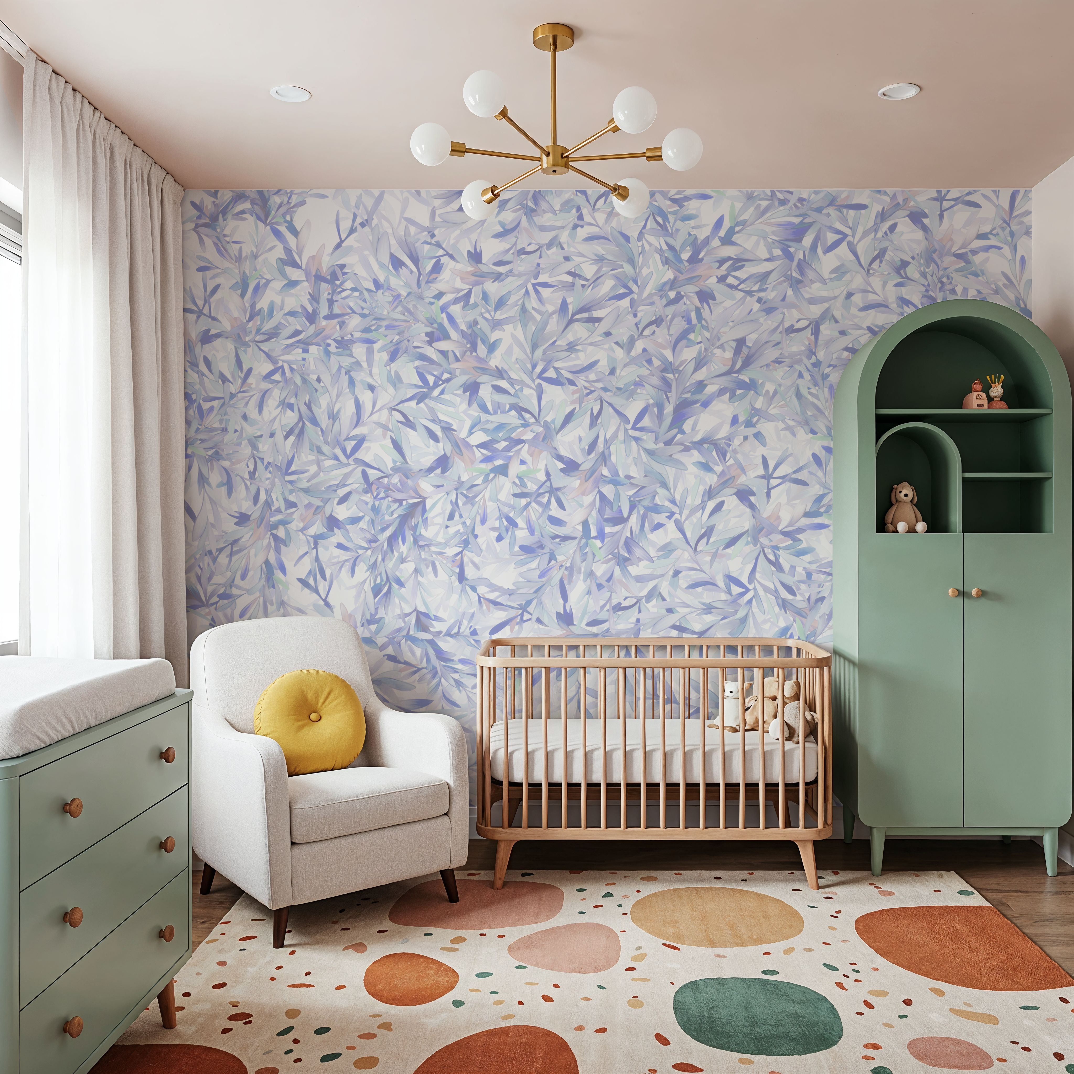 Lush Canopy Ceiling, Periwinkle