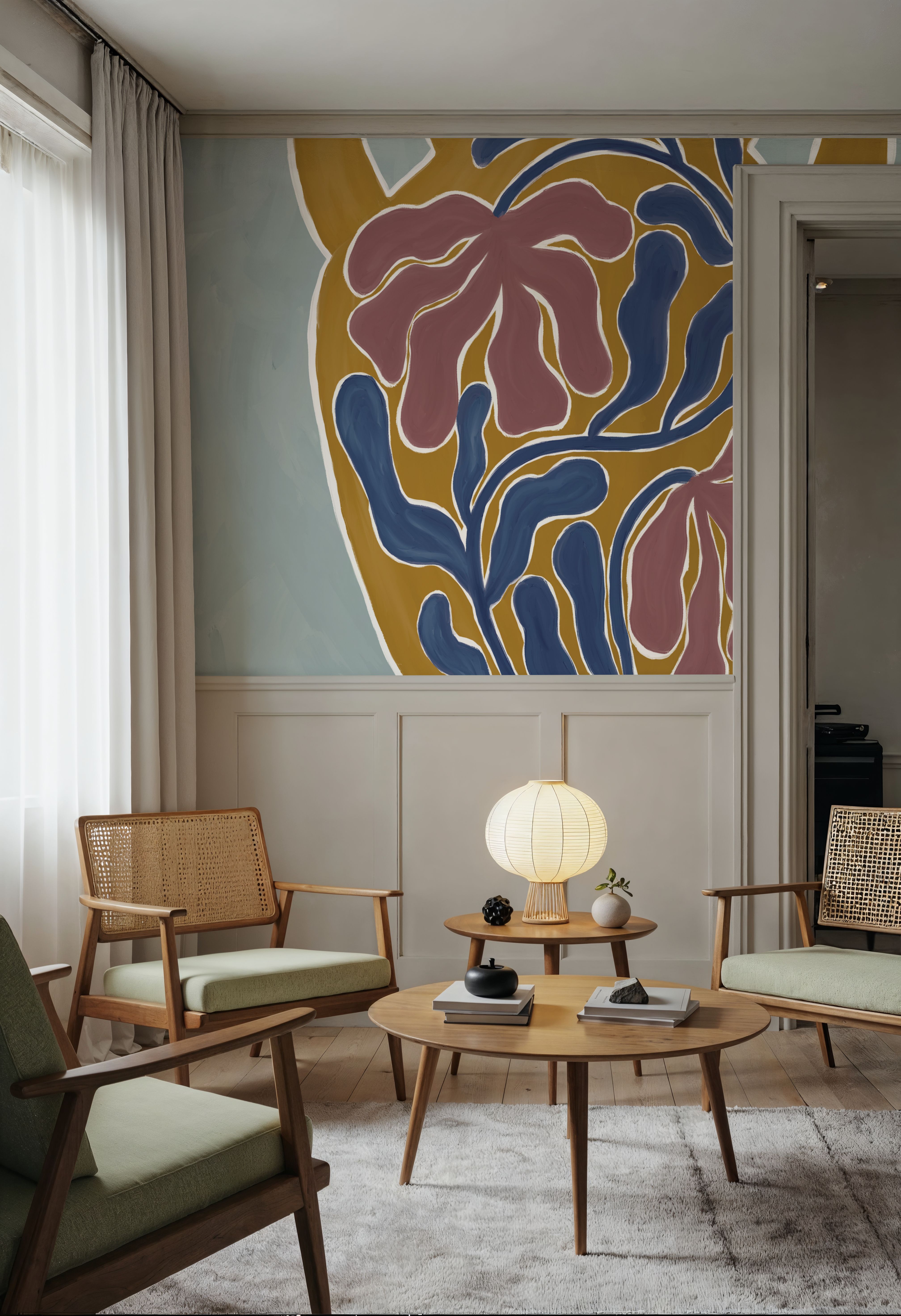 Modern Floral Vase I