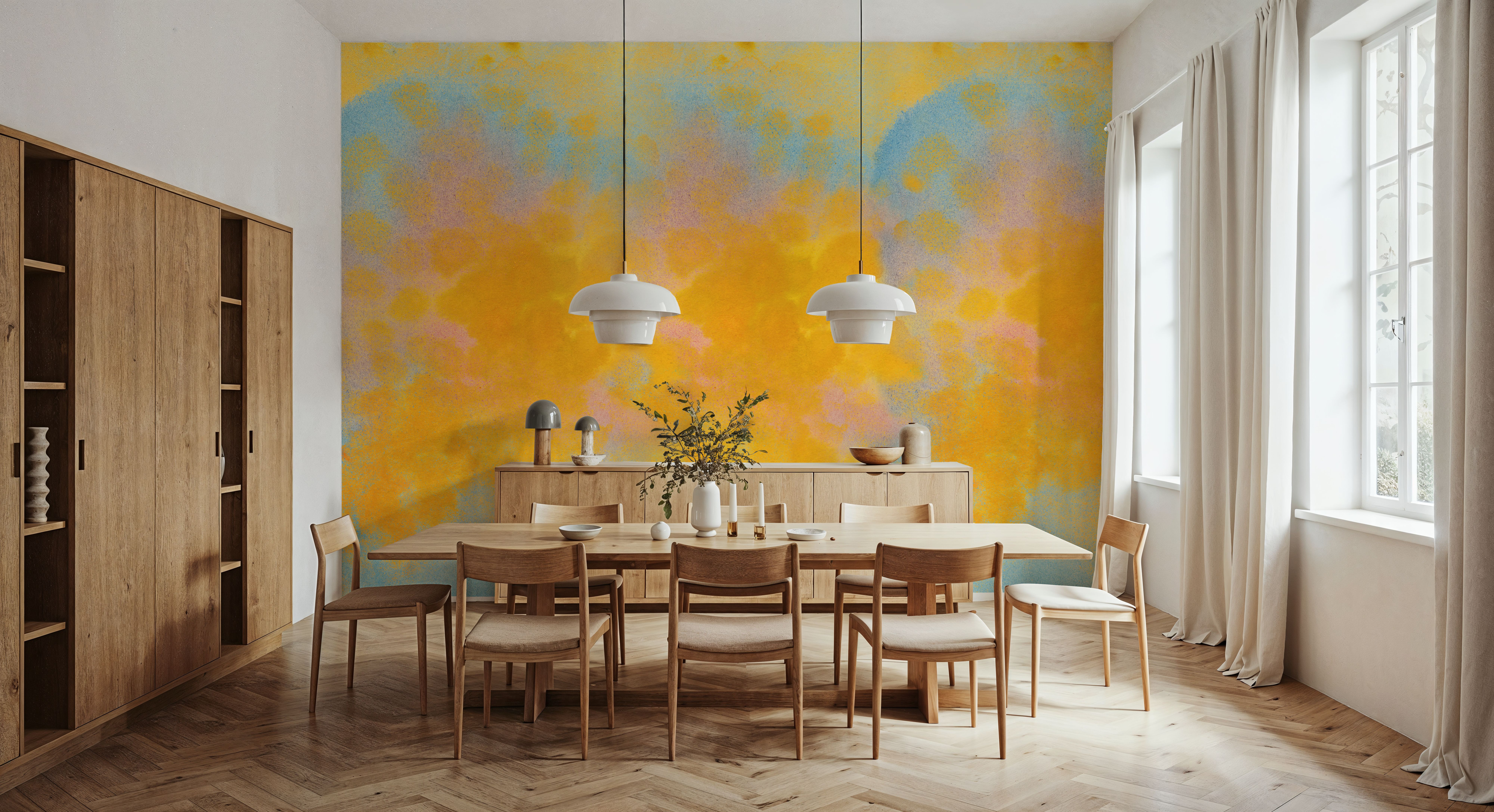 Northern Light Mimosas, Carte da parati